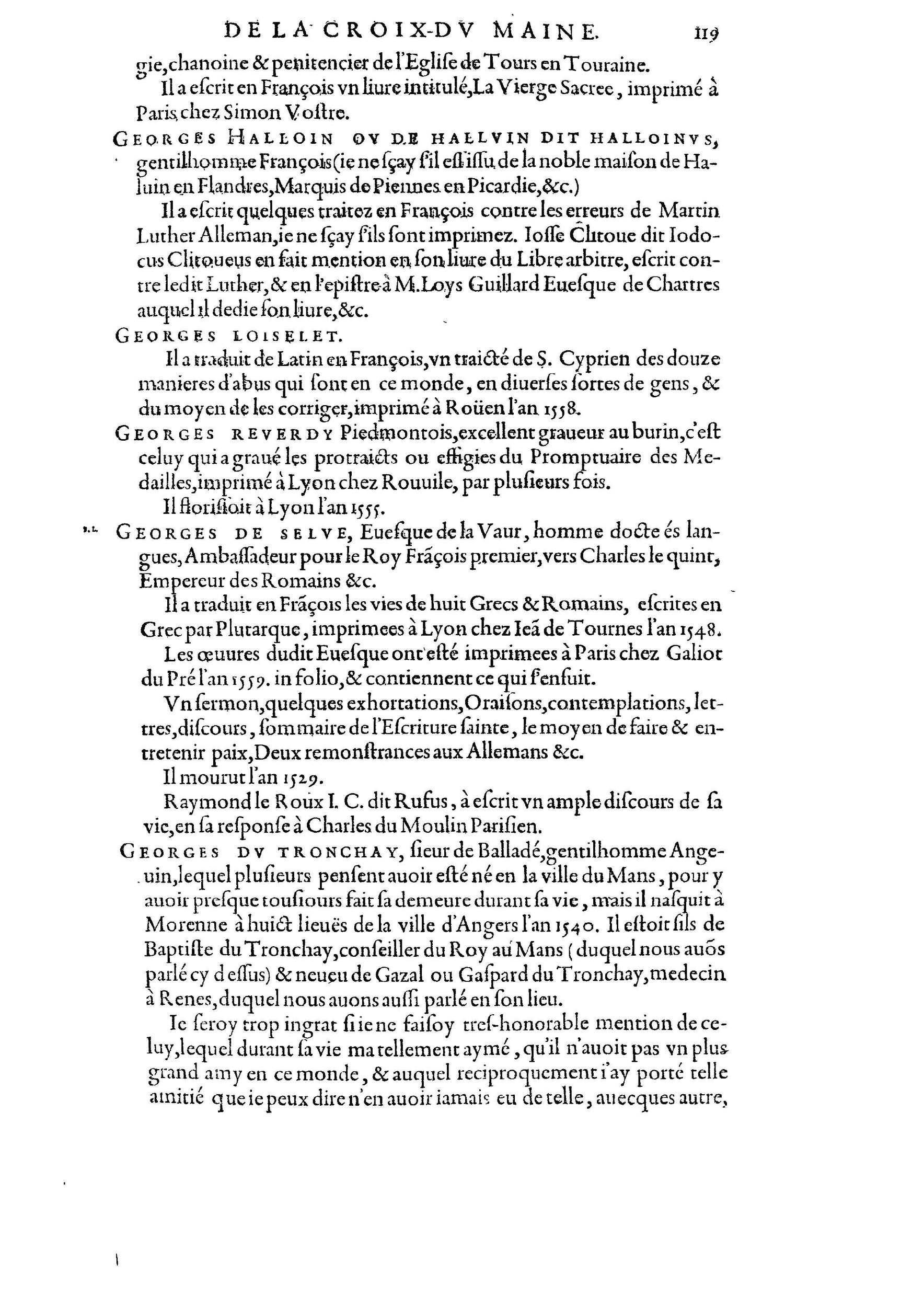 1584 - Abel L&#039;Angelier - Bibliothèques françaises - BnF