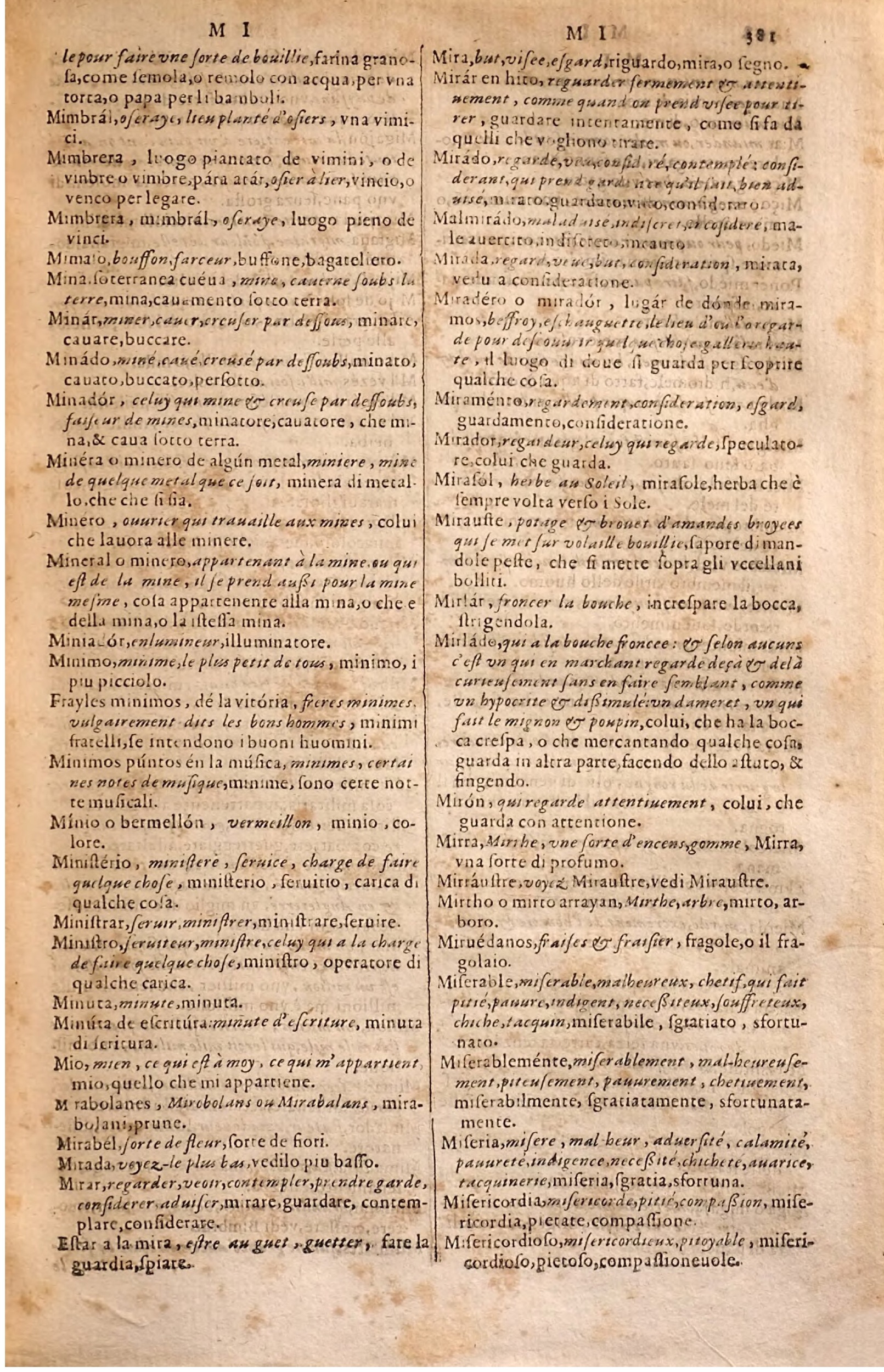 1627 - Jacques Crespin - Trésor des trois langues - Regensburg