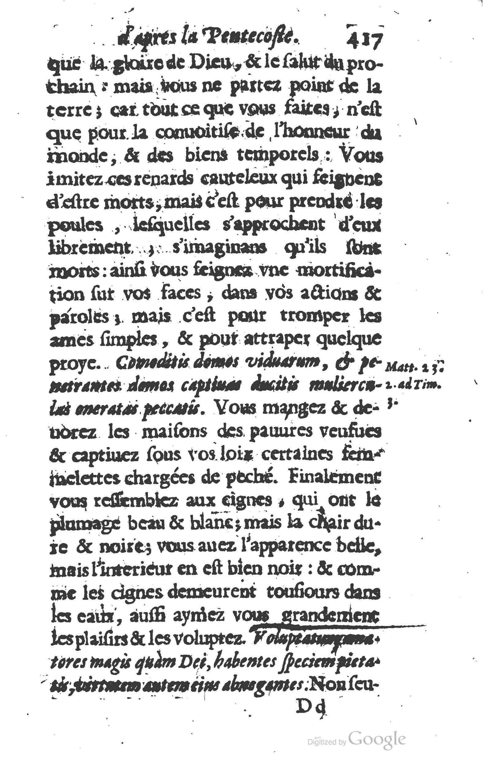 1629 - Manassés de Préaulx - Sermons ou Trésors de la piété chrétienne - BM Lyon