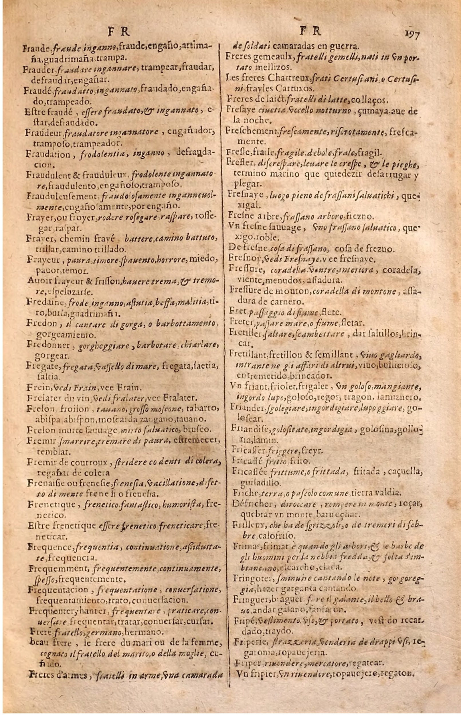 1627 - Jacques Crespin - Trésor des trois langues (Seconde partie) - Regensburg