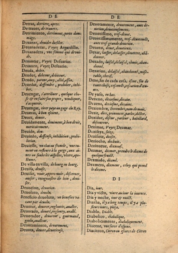 1607 - Marc Orry - Trésor des deux langues espagnole et française (Première et Seconde parties) - ÖNB Wien