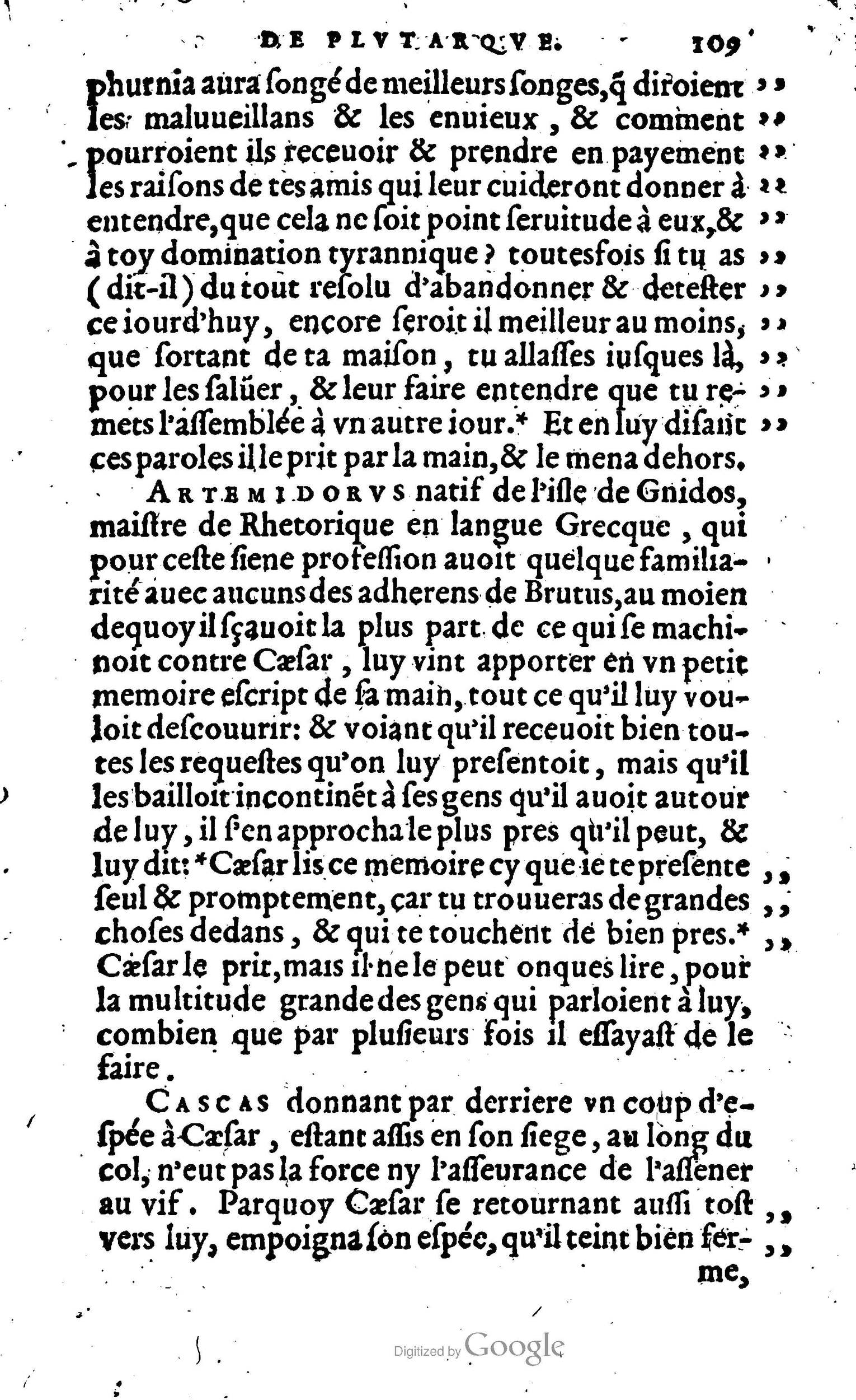 1568 - Willem Silvius - Trésor des vies de Plutarque - Anvers Plantin-Moretus