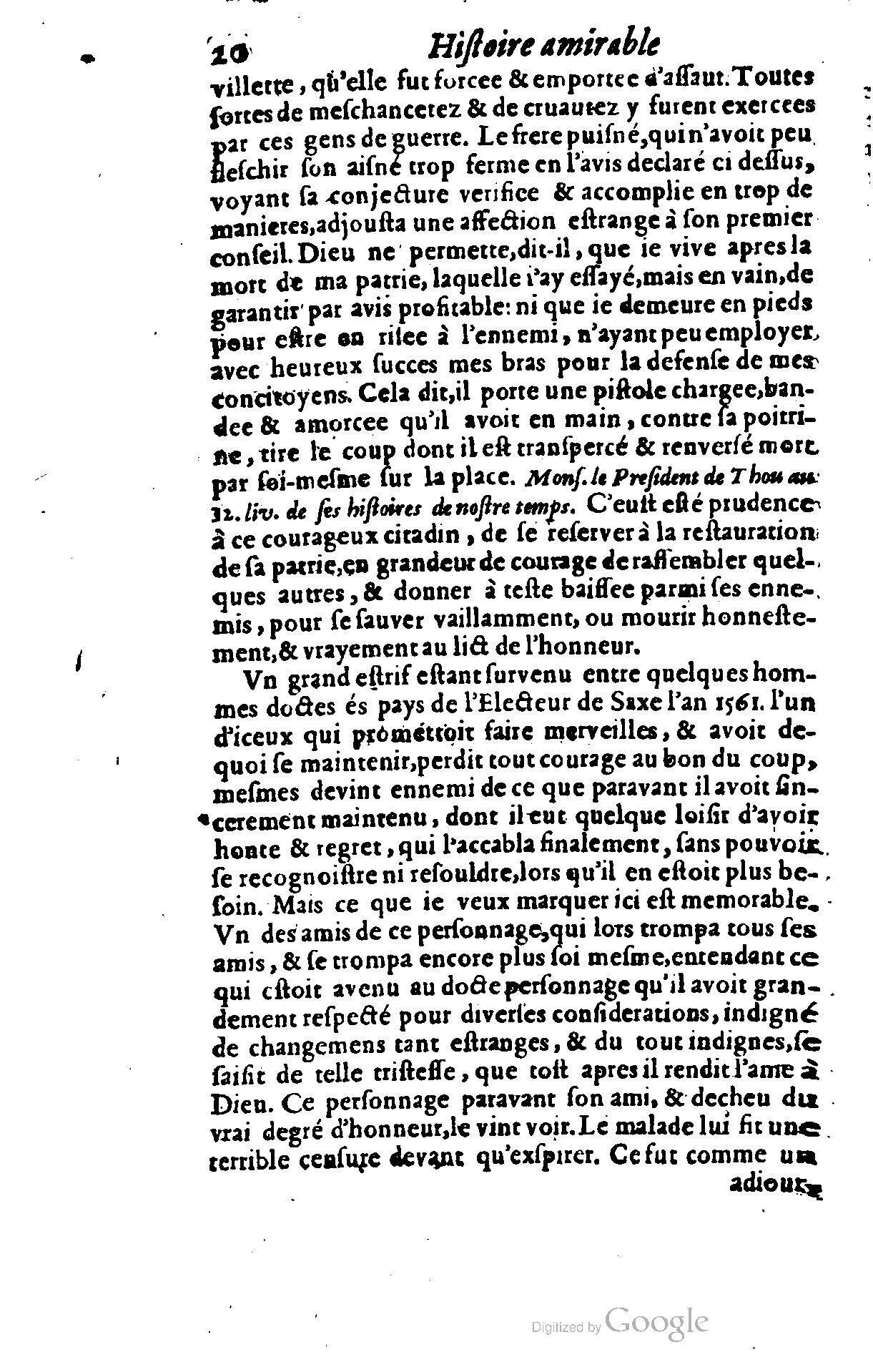 1628 - Jacques Crespin - Trésor d’histoires admirables et mémorables - BSB Munich