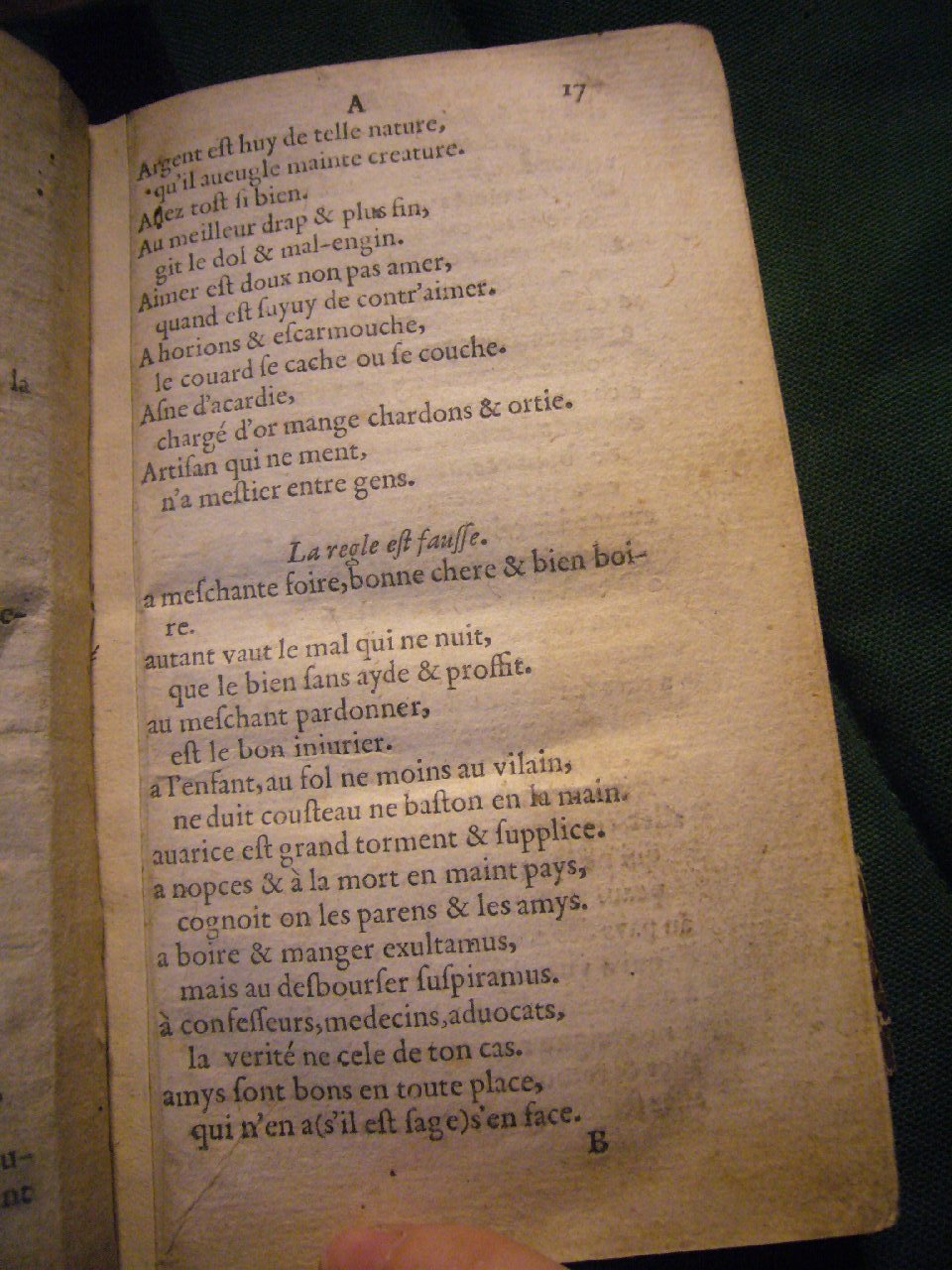 1617 - François Lefebvre - Trésor de sentences dorées et argentées - BnF Tolbiac
