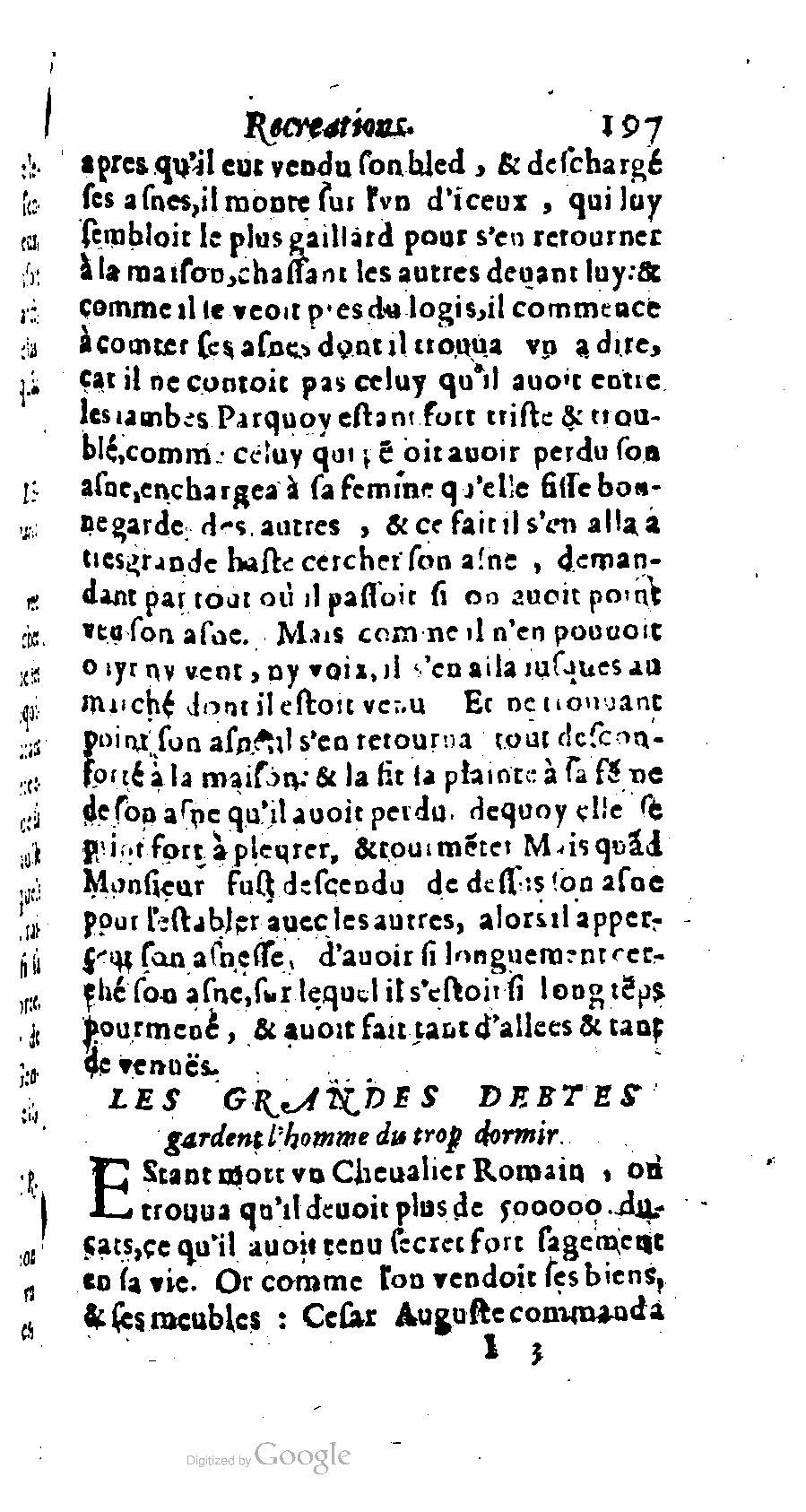 1611 - Romain de Beauvais - Trésor des récréations - BM Lyon 1611 - Romain de Beauvais - Trésor des récréations - BM Lyon