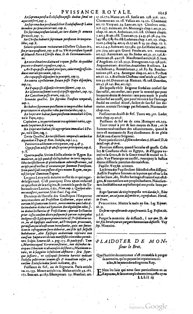 1629 - Veuve Nicolas Buon - Trésor du droit français (29620 T. 2) - BM Lyon