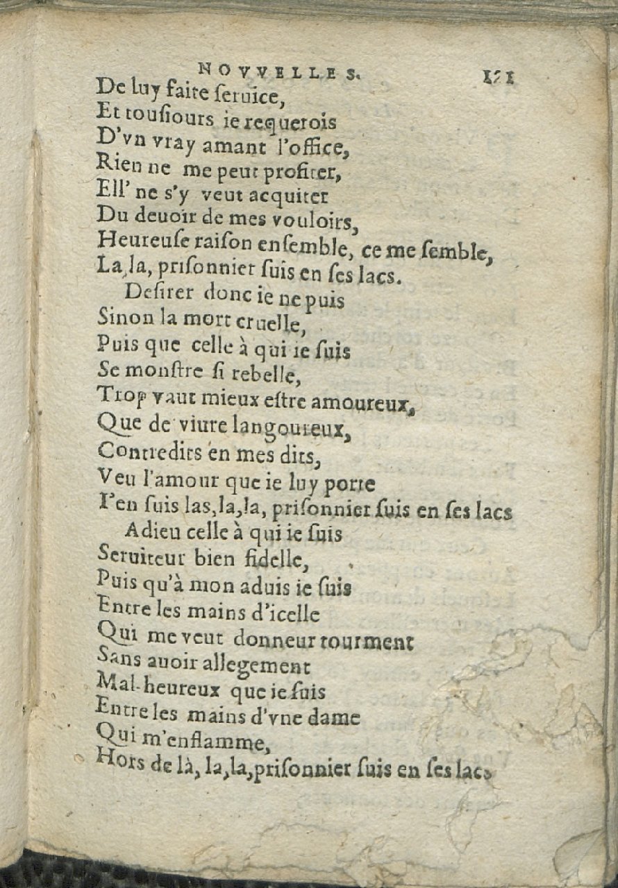 1575 - Pierre Brenouzet - Trésor de tous les recueils de chansons, tant amoureuses, rustiques, que musicales - Det KLG Copenhague