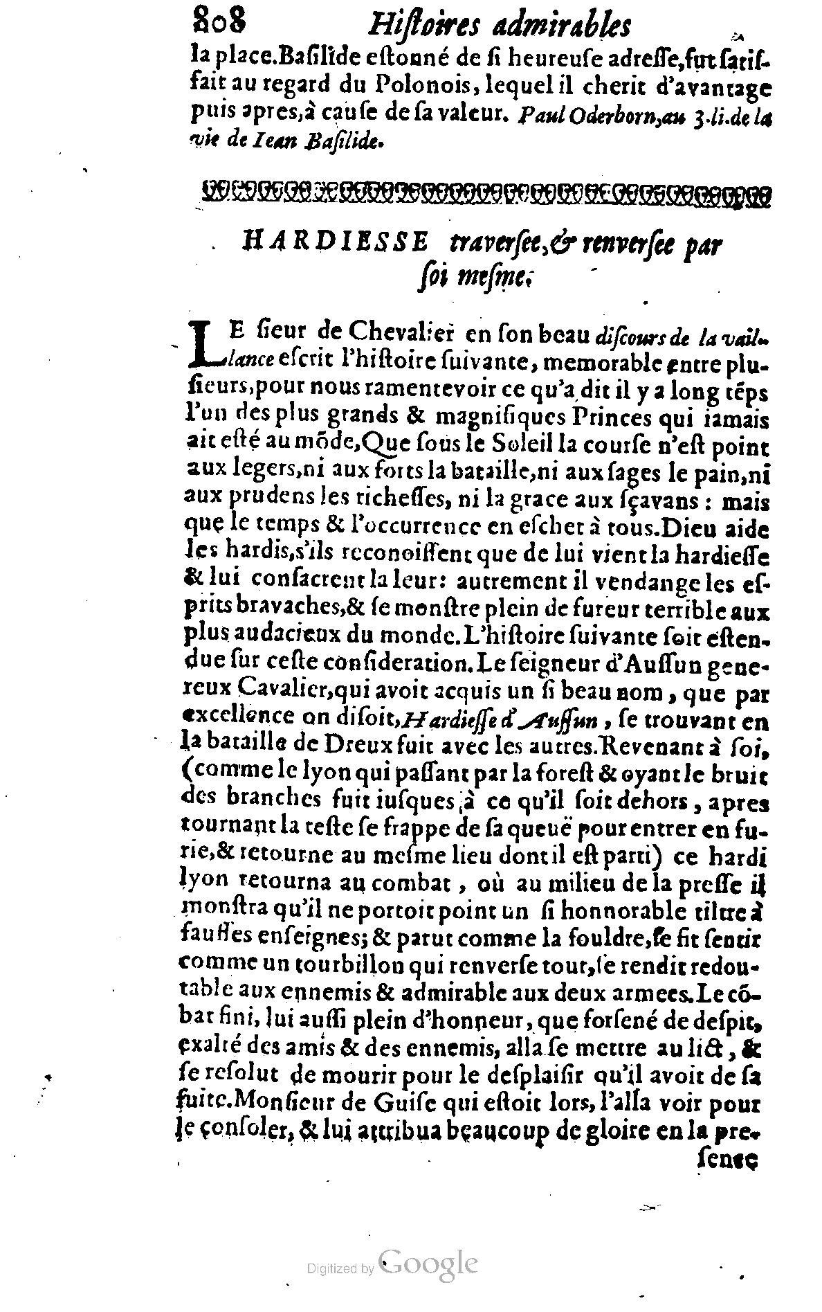 1628 - Jacques Crespin - Trésor d’histoires admirables et mémorables - BSB Munich