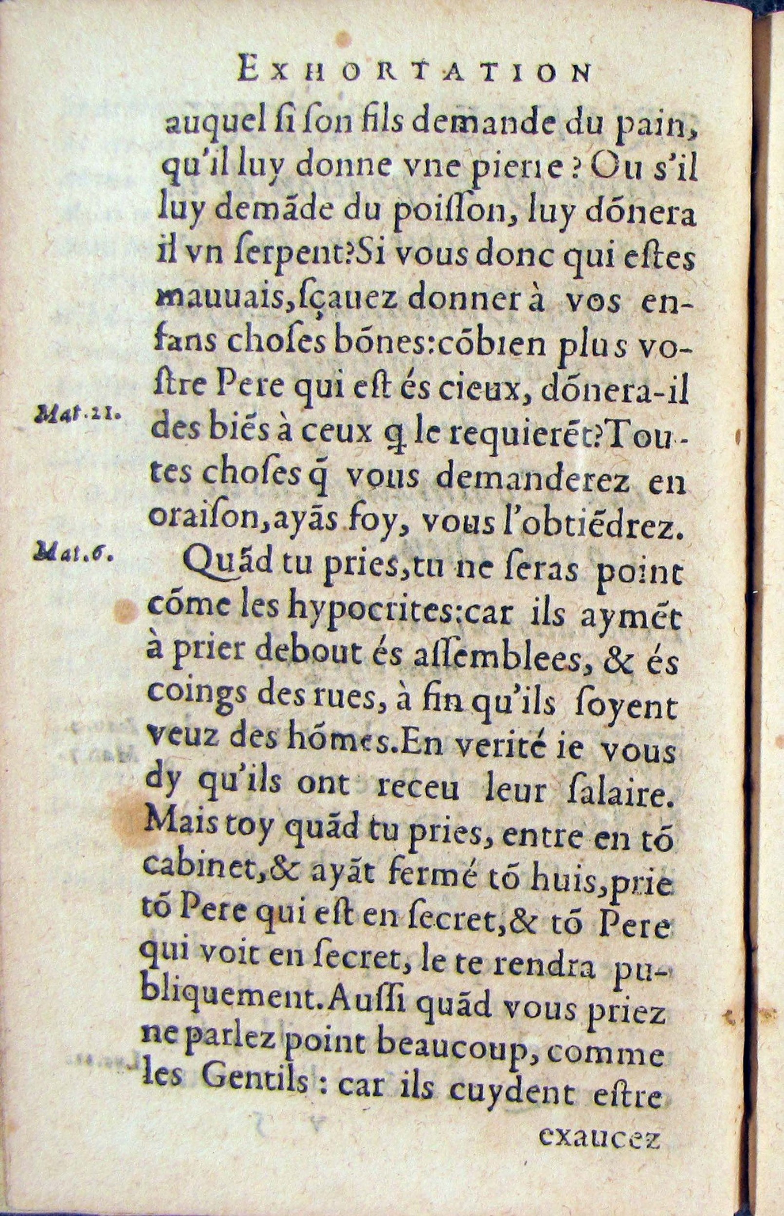 1572 - Antoine Certia - Trésor des prières, oraisons et instructions chrétiennes - Nîmes