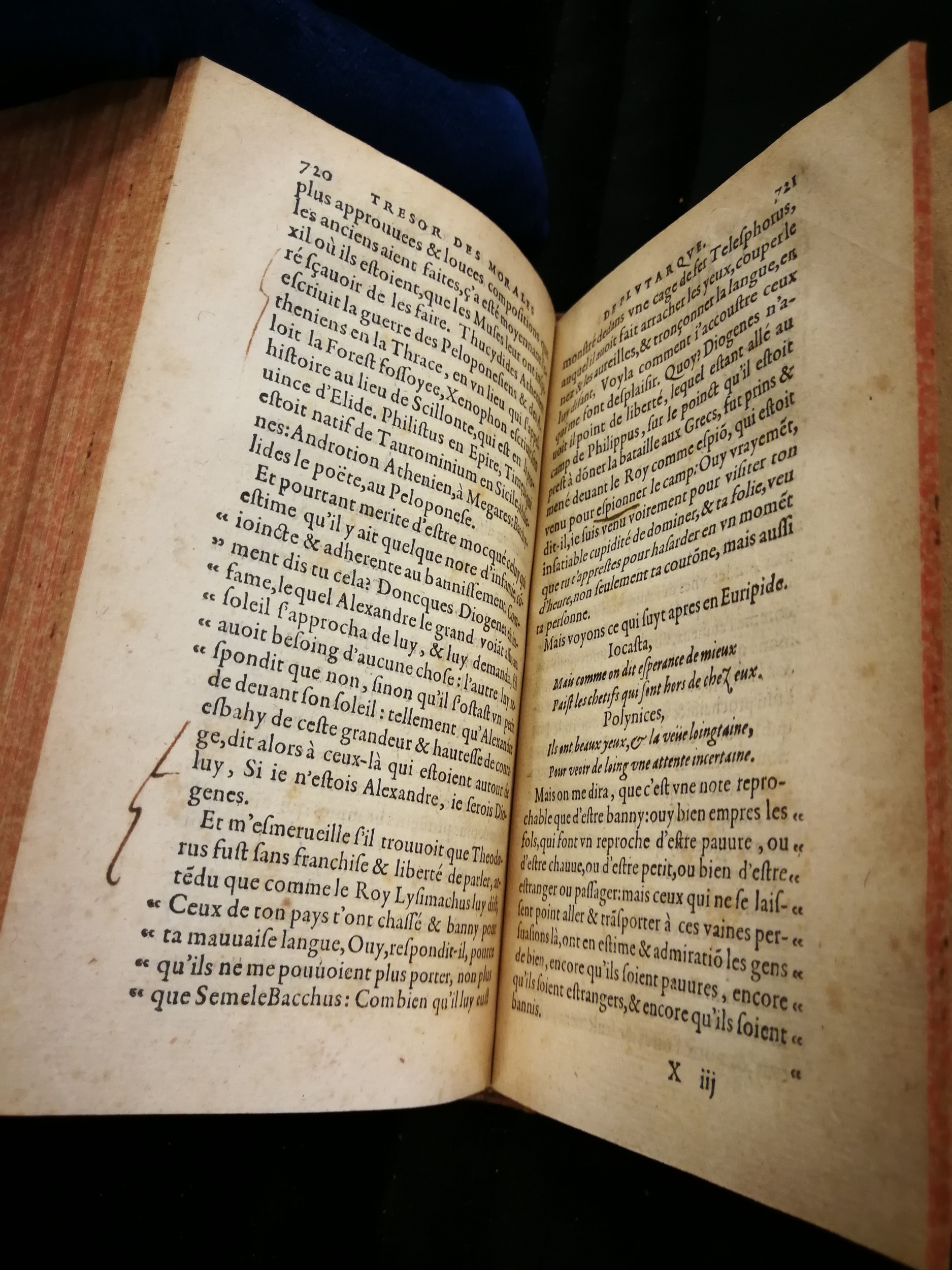 1577 - Jean Poupy - Trésor des morales de Plutarque - Les Méjanes, Aix-en-Provence