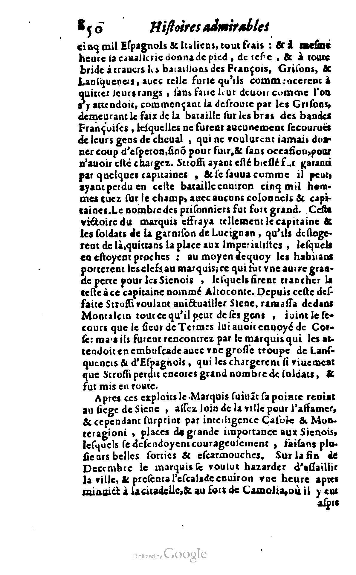1620 - Samuel Crespin - Trésor d’histoires admirables et mémorables - BCU Lausanne