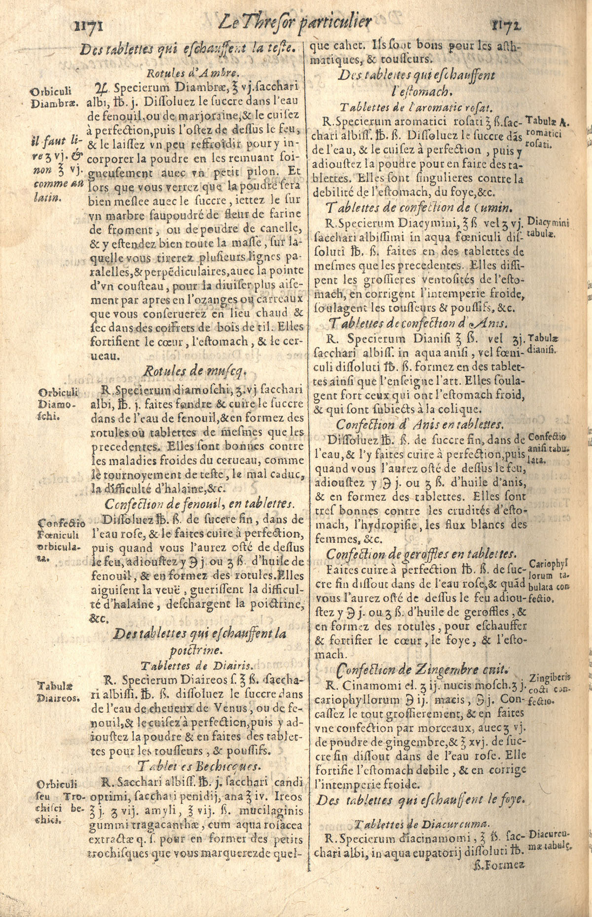 1610 - Étienne Gamonet - Grand Trésor ou dispensaire - CESR Tours