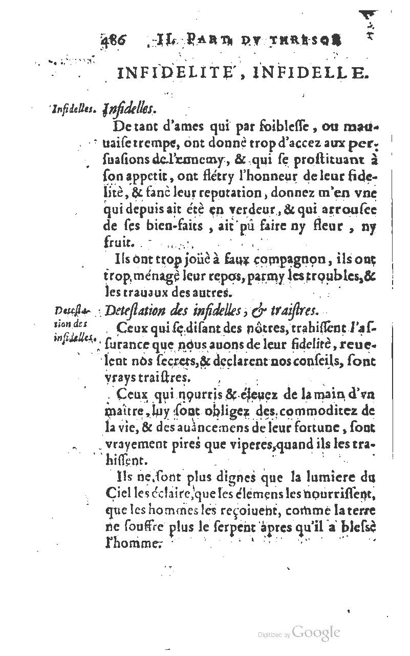 1610 - Louis Coste - Trésor de l’éloquence française (Seconde partie) - BM Lyon