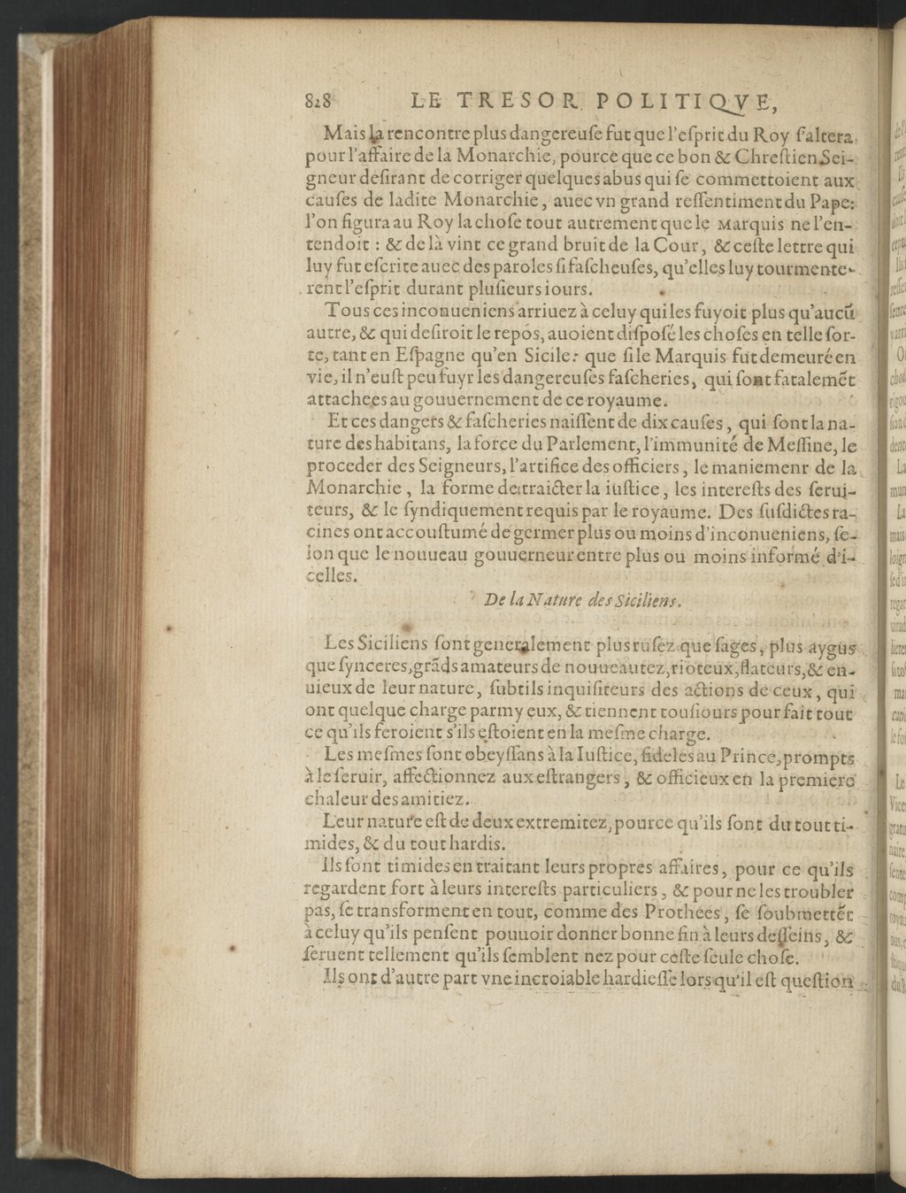 1608 - Nicolas Du Fossé - Trésor politique - BnF Tolbiac