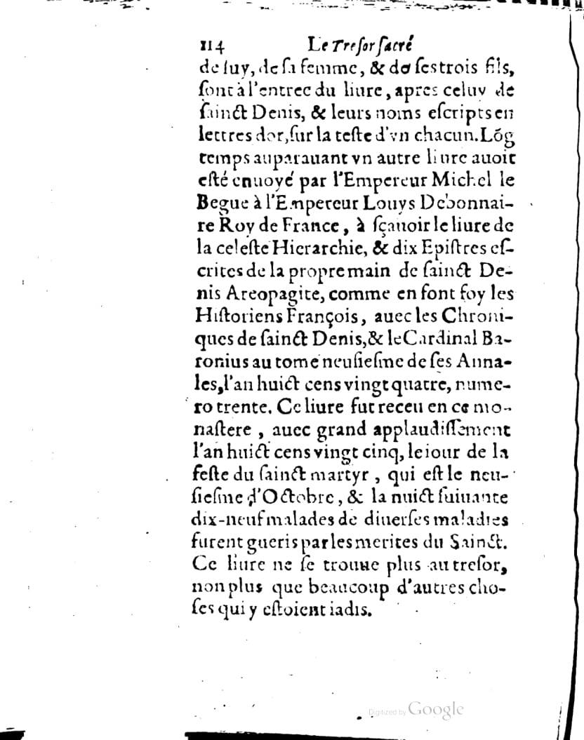 1636 - Jean Billaine - Trésor sacré ou inventaire des saintes reliques - British Library