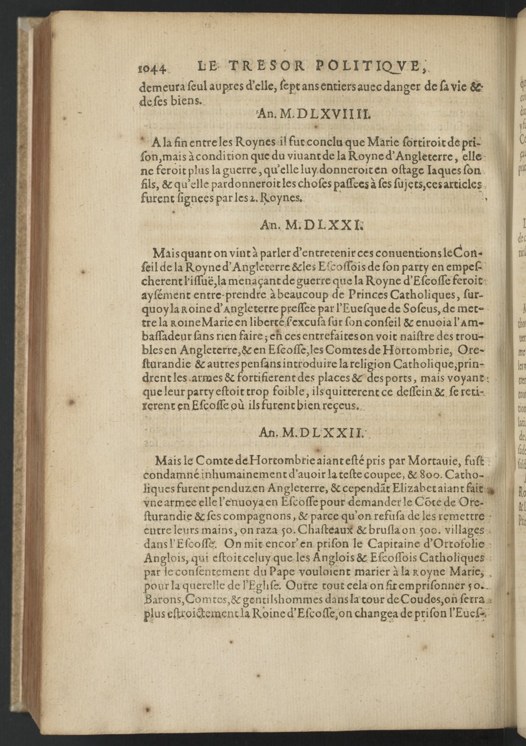 1608 - Nicolas Du Fossé - Trésor politique - BnF Tolbiac