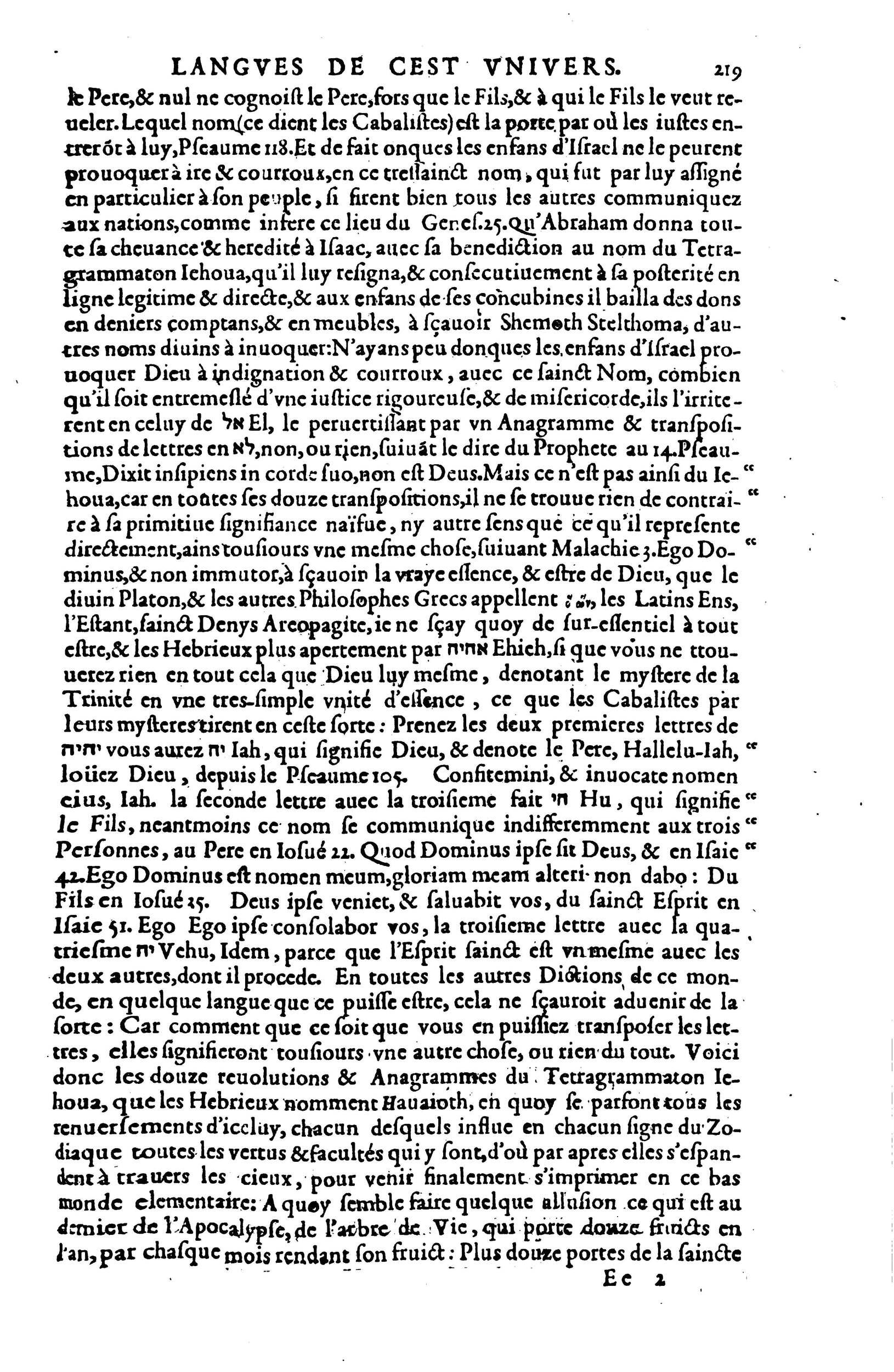 1619 - SHC - Trésor de l’histoire des langues de cet univers - BSB Munich