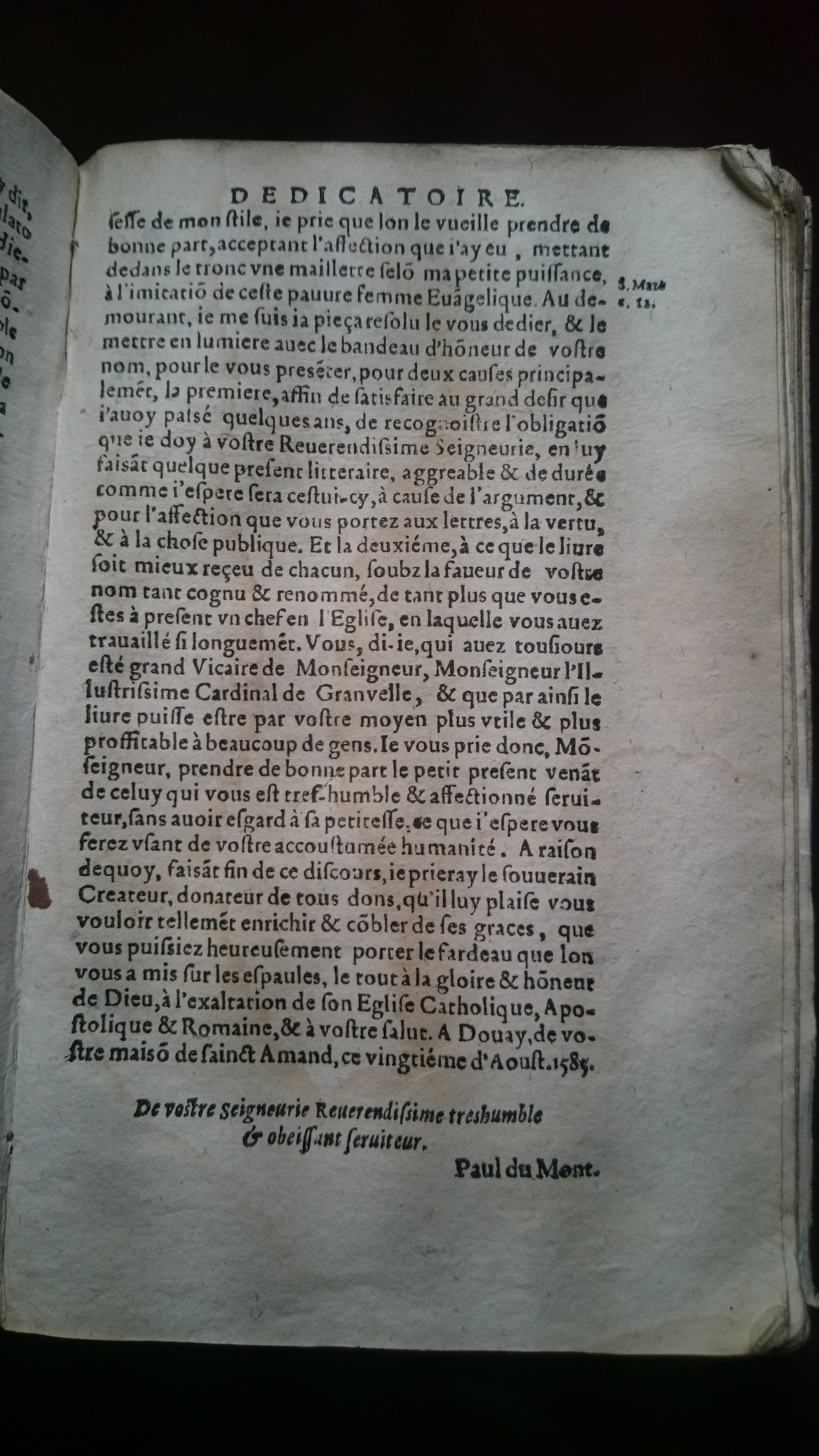 1596 - Jean Bogart - Trésor des faits et dits mémorables des hommes saints et illustres - BM Amiens 1596 - Jean Bogart - Trésor des faits et dits mémorables des hommes saints et illustres - BM Amiens