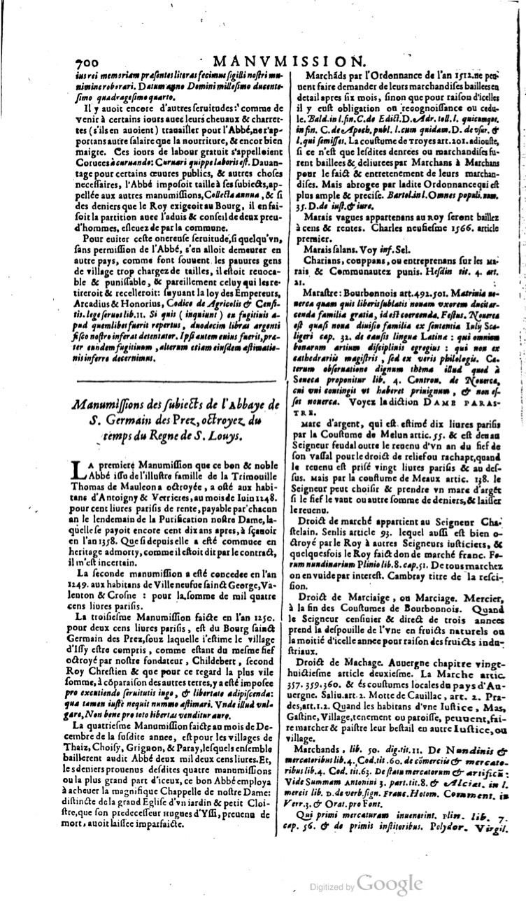1629 - Veuve Nicolas Buon - Trésor du droit français (21754 T. 2) - BM Lyon