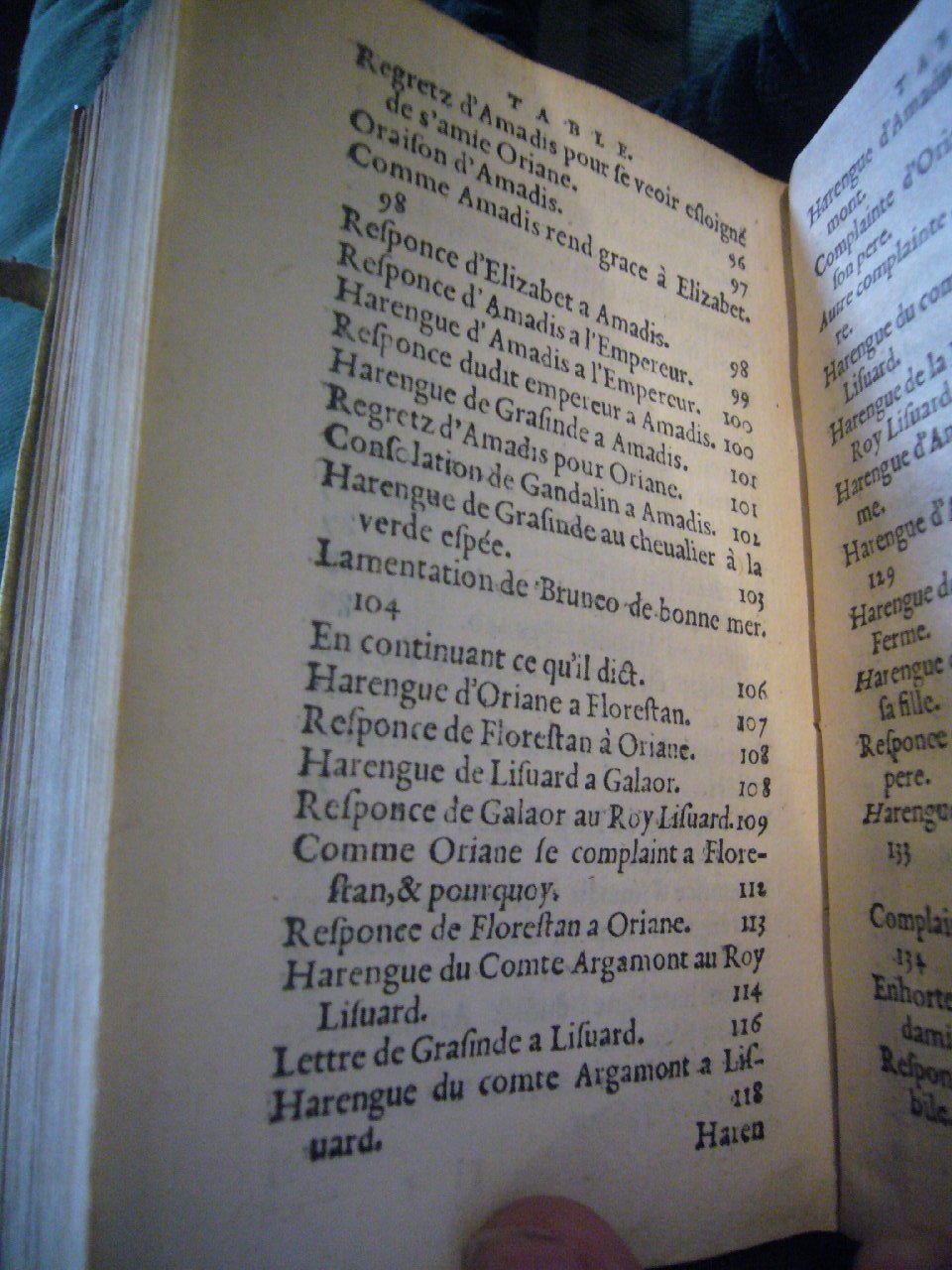 1567 - Jean Pygot - Trésor des Amadis - BnF Arsenal