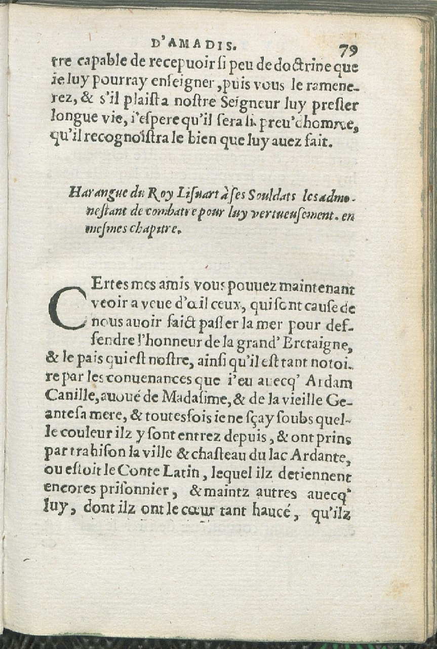 1559 - Pierre Regnard - Trésor des Amadis - Det KLG Copenhague