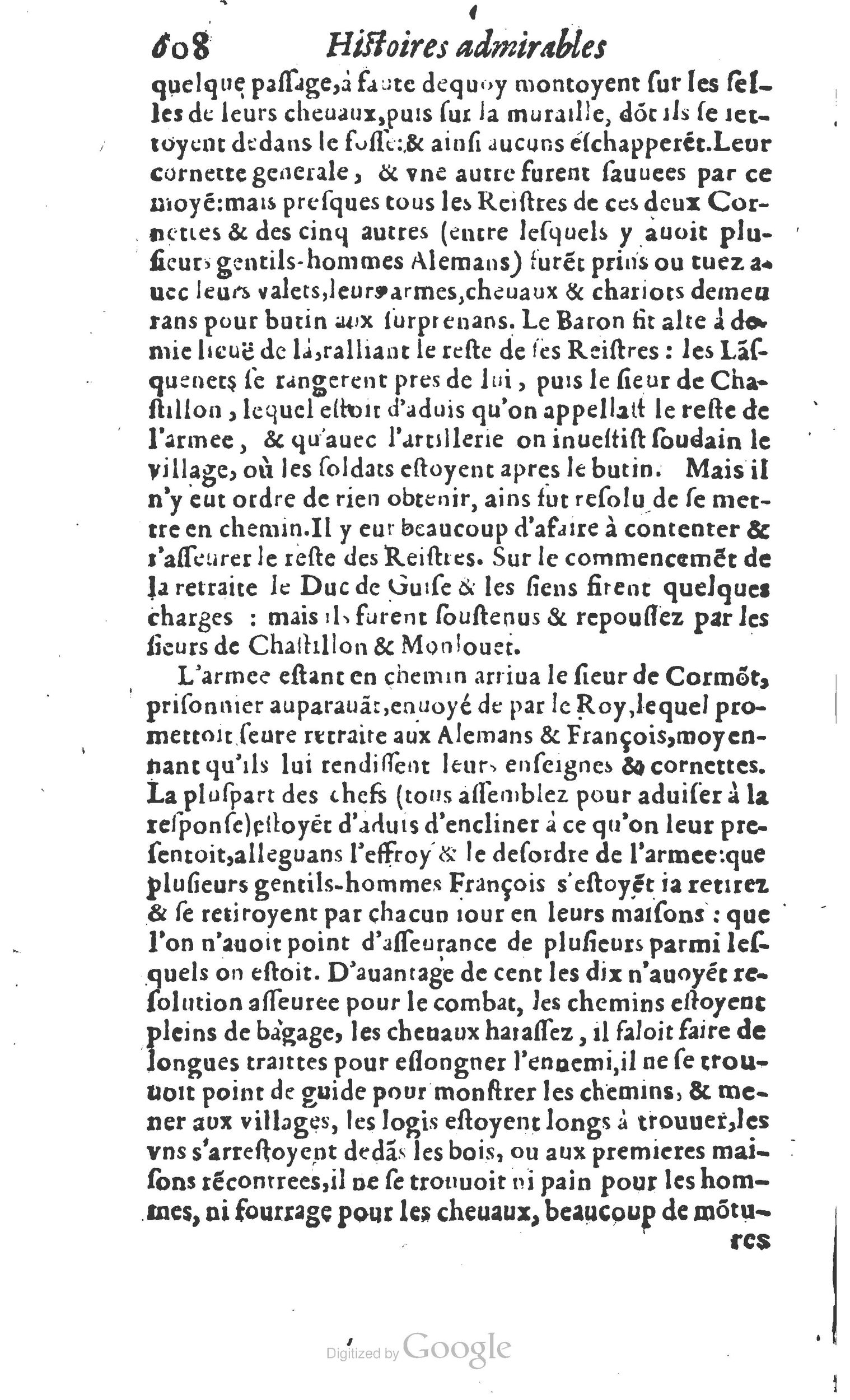 1610 - Paul Marceau - Trésor d’histoires admirables et mémorables - Princeton