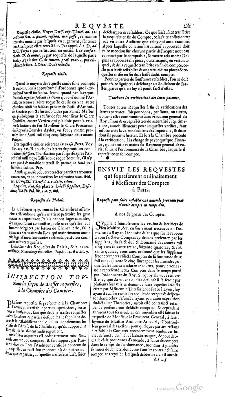1629 - Veuve Nicolas Buon - Trésor du droit français (21754 T. 3) - BM Lyon