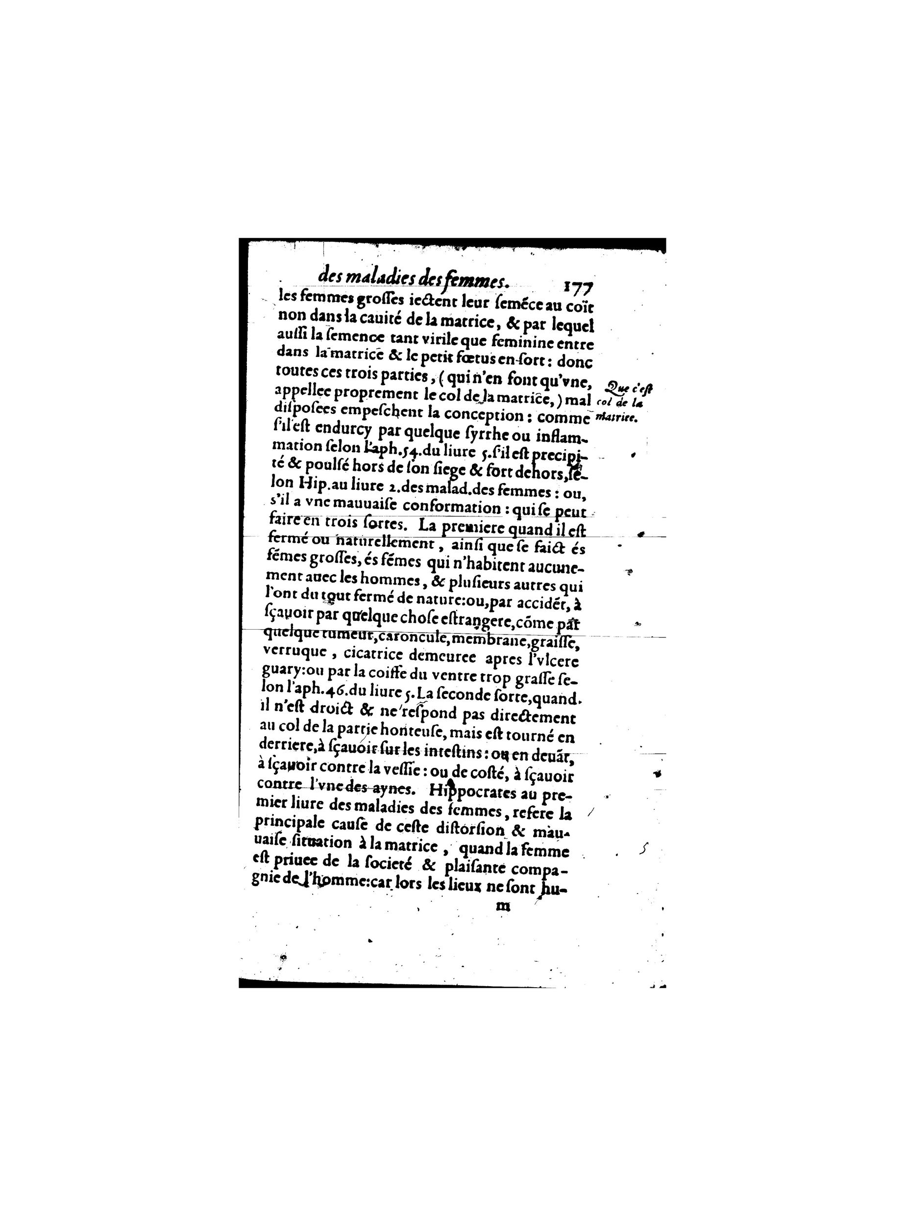 1587 - Jacques du Puis - Trésor des remèdes secrets pour les maladies des femmes - BnF
