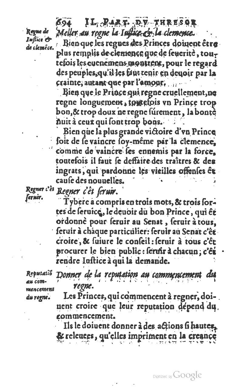 1610 - Louis Coste - Trésor de l’éloquence française (Seconde partie) - BM Lyon