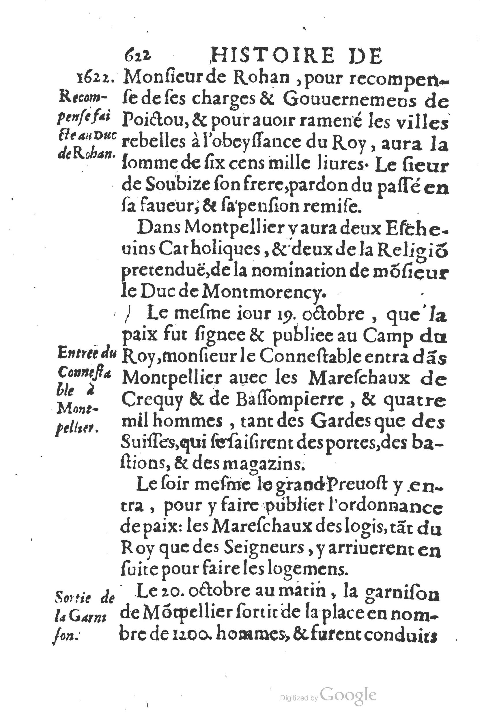 1626 - Joseph Bouillerot - Trésor de l’histoire générale de notre temps - BSB Munich