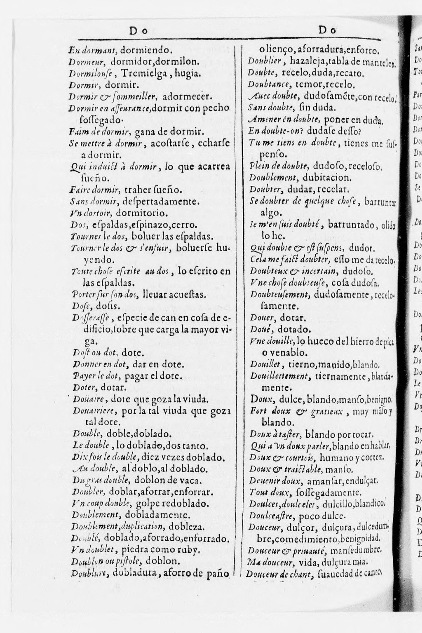 1616 - Veuve Marc Orry - Trésor des deux langues espagnole et française (Seconde partie) - BnF 1616 - Veuve Marc Orry - Trésor des deux langues espagnole et française (Seconde partie) - BnF