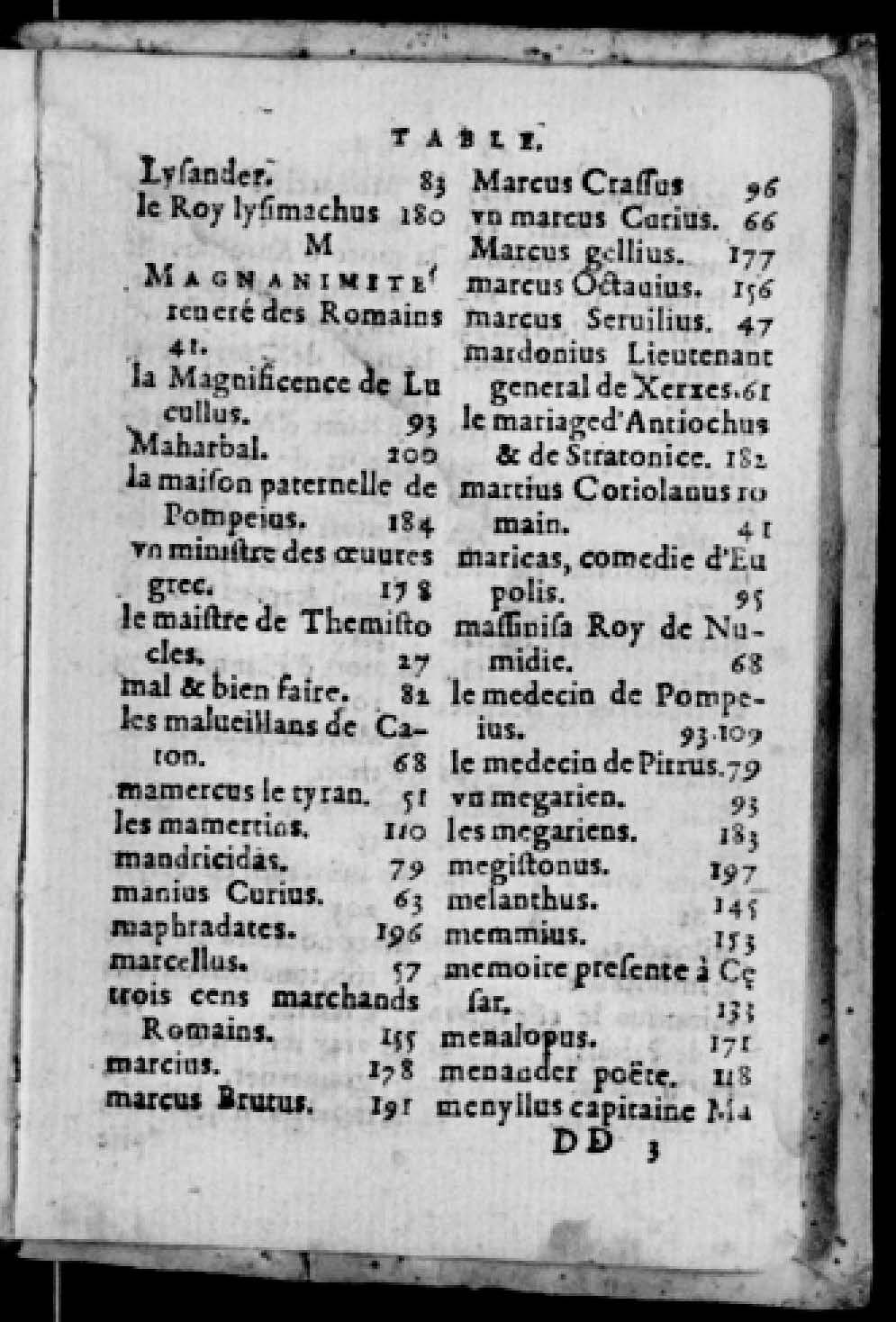 1574 - Benoît Rigaud - Trésor des vies de Plutarque - Avignon