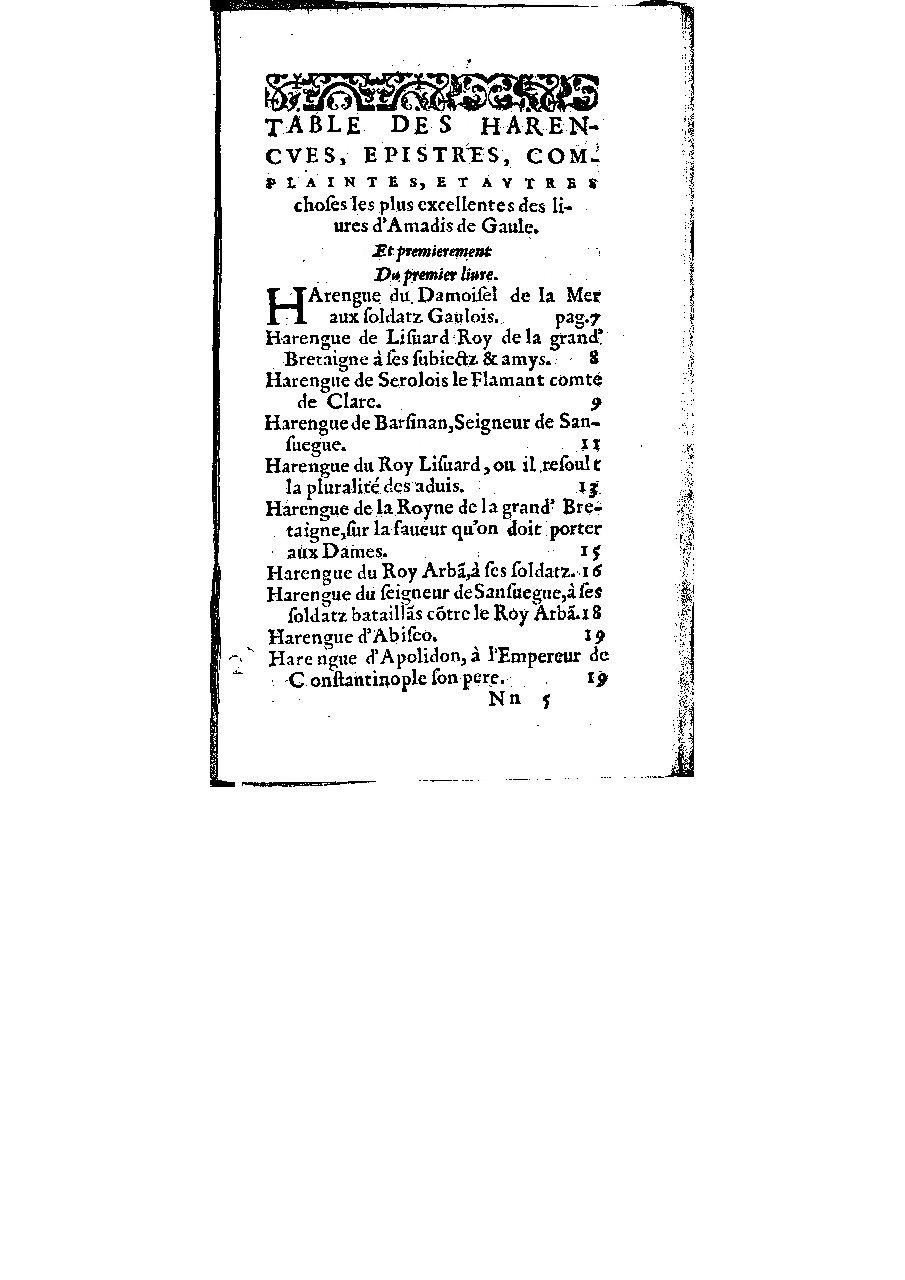 1572 - Veuve Gabriel Cotier - Trésor des Amadis - BM Lyon