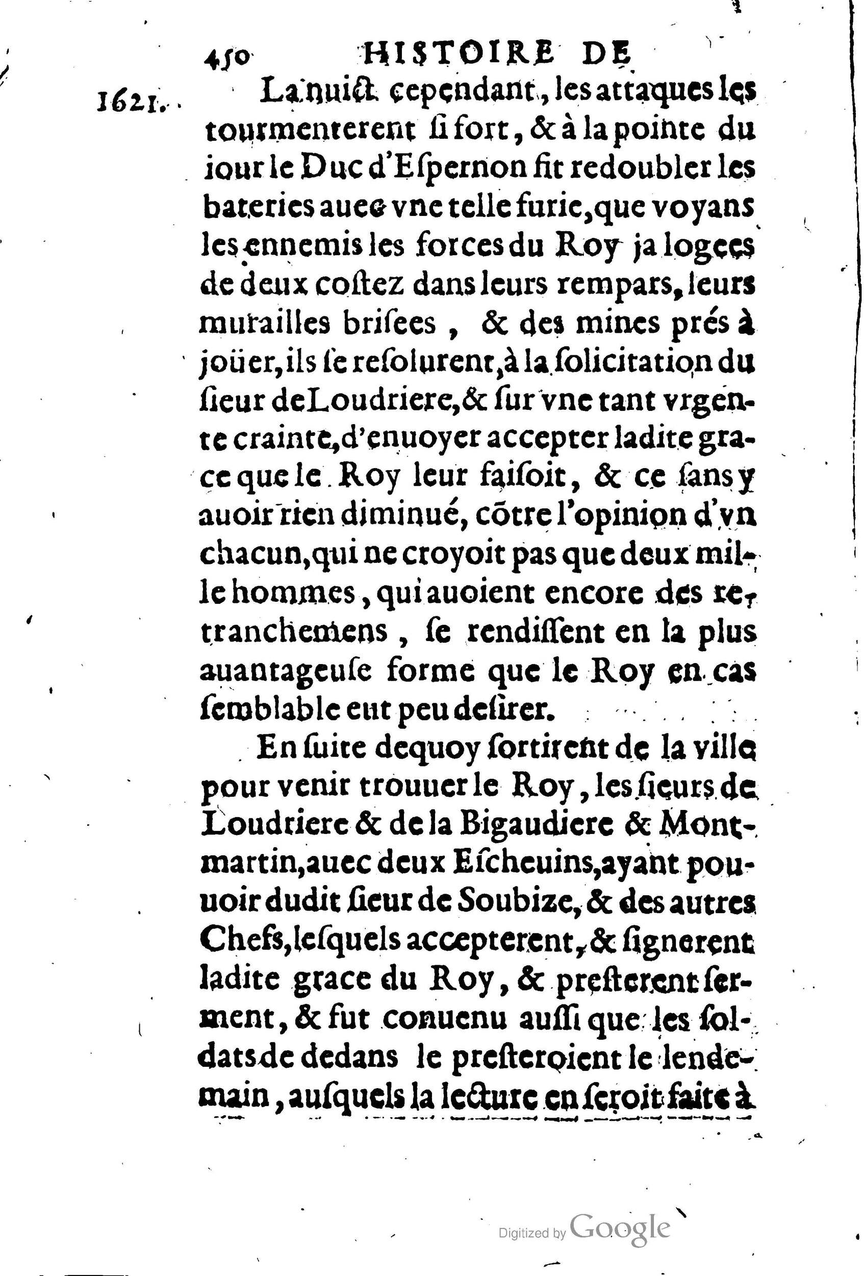 1623 - Joseph Bouillerot - Trésor de l’histoire générale de notre temps - BM Lyon