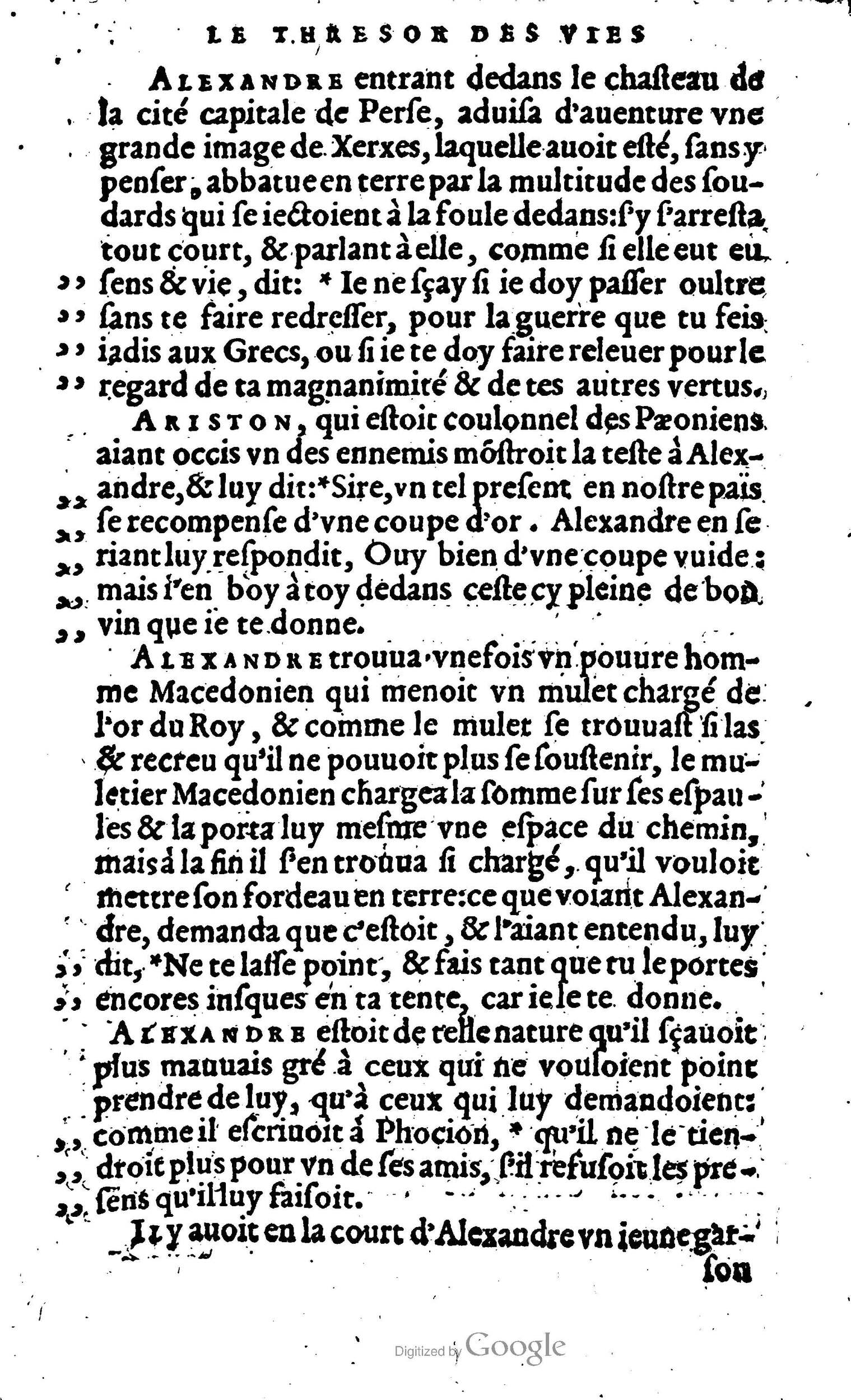 1568 - Willem Silvius - Trésor des vies de Plutarque - Anvers Plantin-Moretus