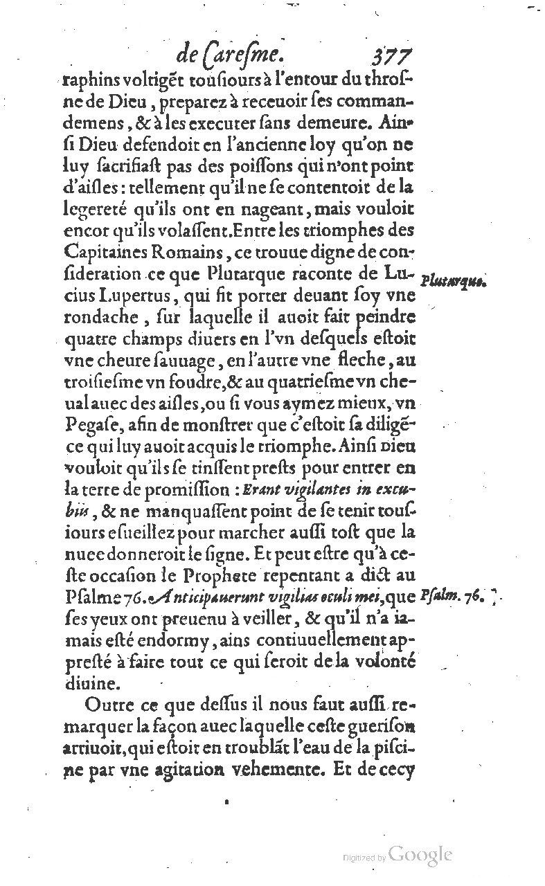 1607 - Nicolas Du Fossé - Trésor quadragésimal - T 01 - BM Lyon