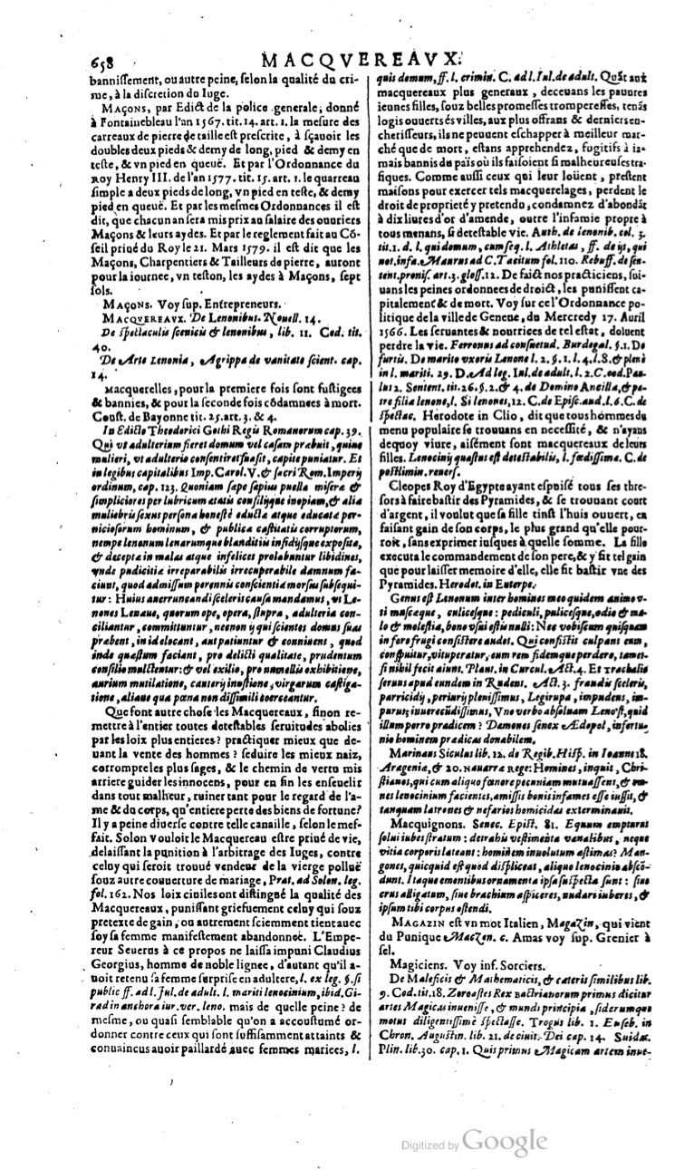 1629 - Veuve Nicolas Buon - Trésor du droit français (21754 T. 2) - BM Lyon