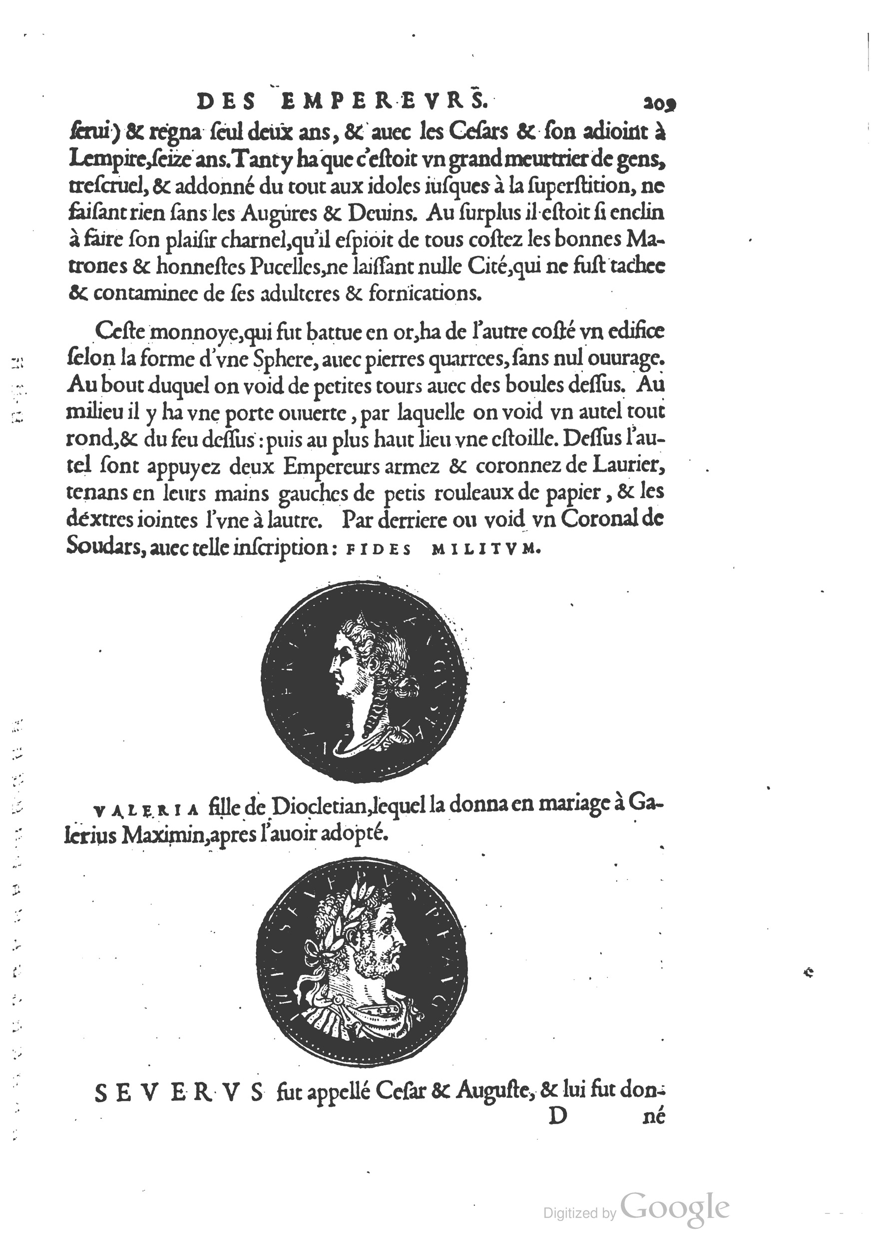 1553 - Jacopo Strada et Thomas Guérin - Épitome du Trésor des antiquités - BM Lyon