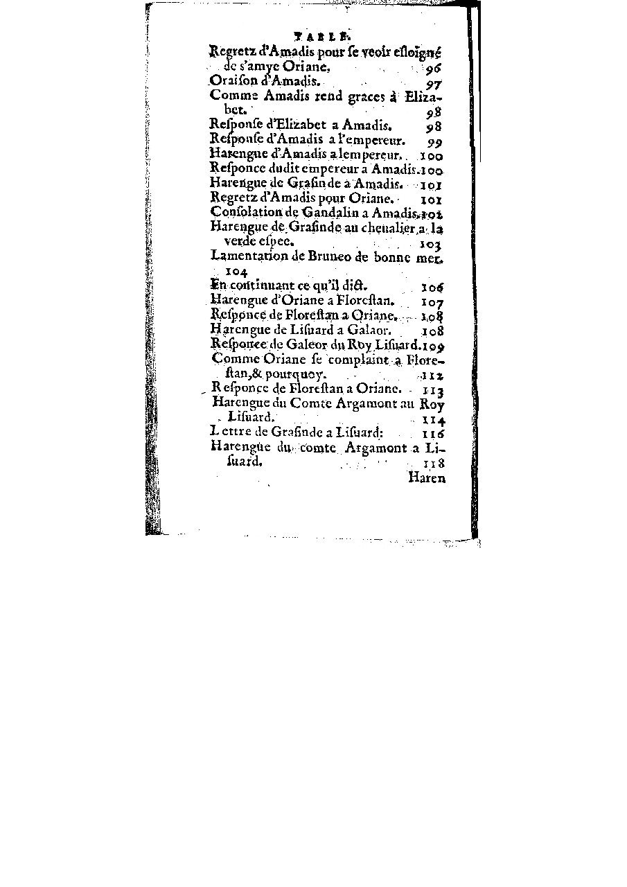 1572 - Veuve Gabriel Cotier - Trésor des Amadis - BM Lyon