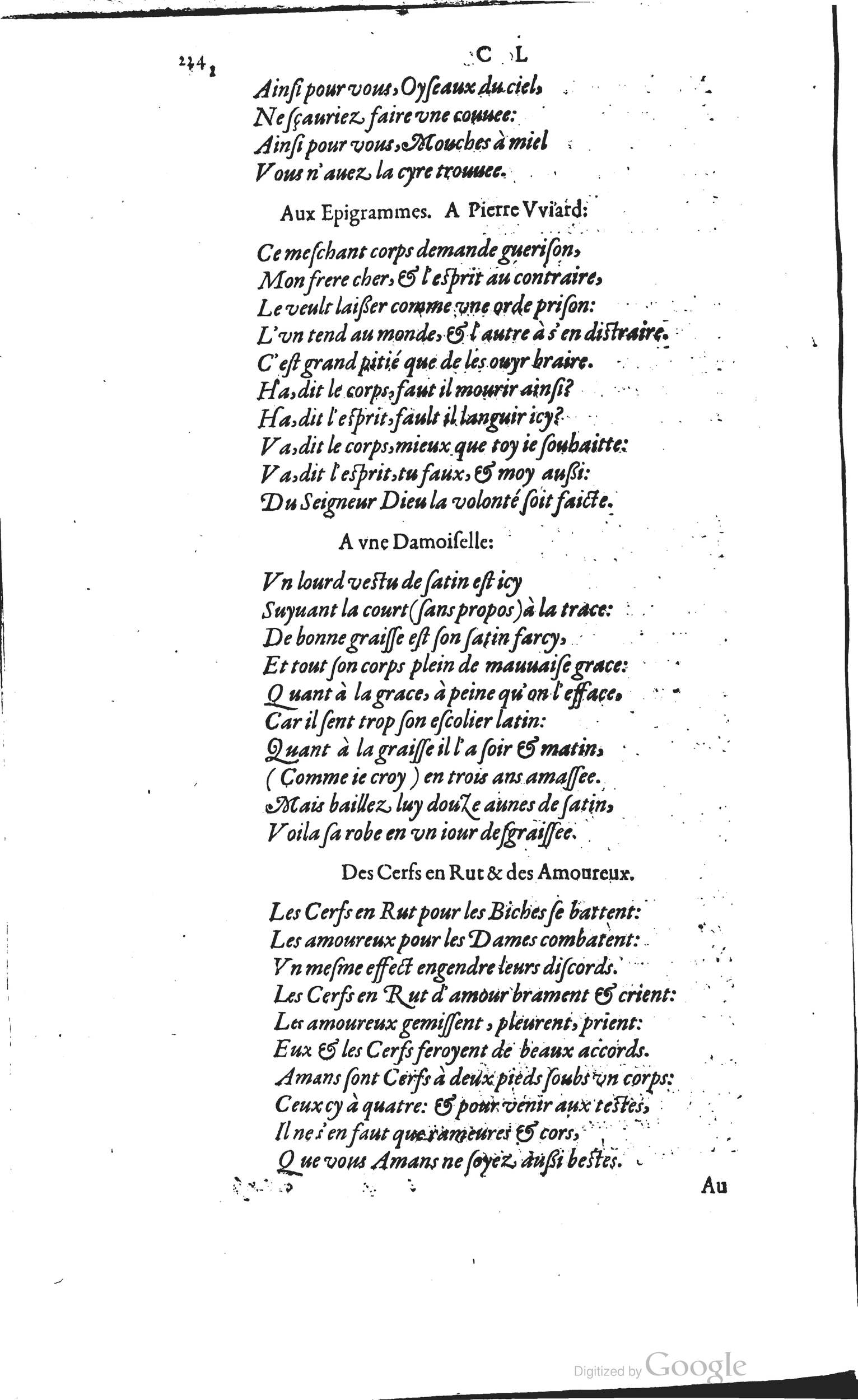 1585 - Barthélemy Honorat - Bibliothèques françaises - BSB Munich