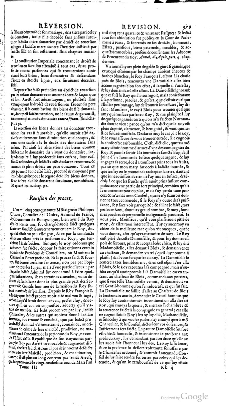 1629 - Veuve Nicolas Buon - Trésor du droit français (21754 T. 3) - BM Lyon 1629 - Veuve Nicolas Buon - Trésor du droit français (21754 T. 3) - BM Lyon