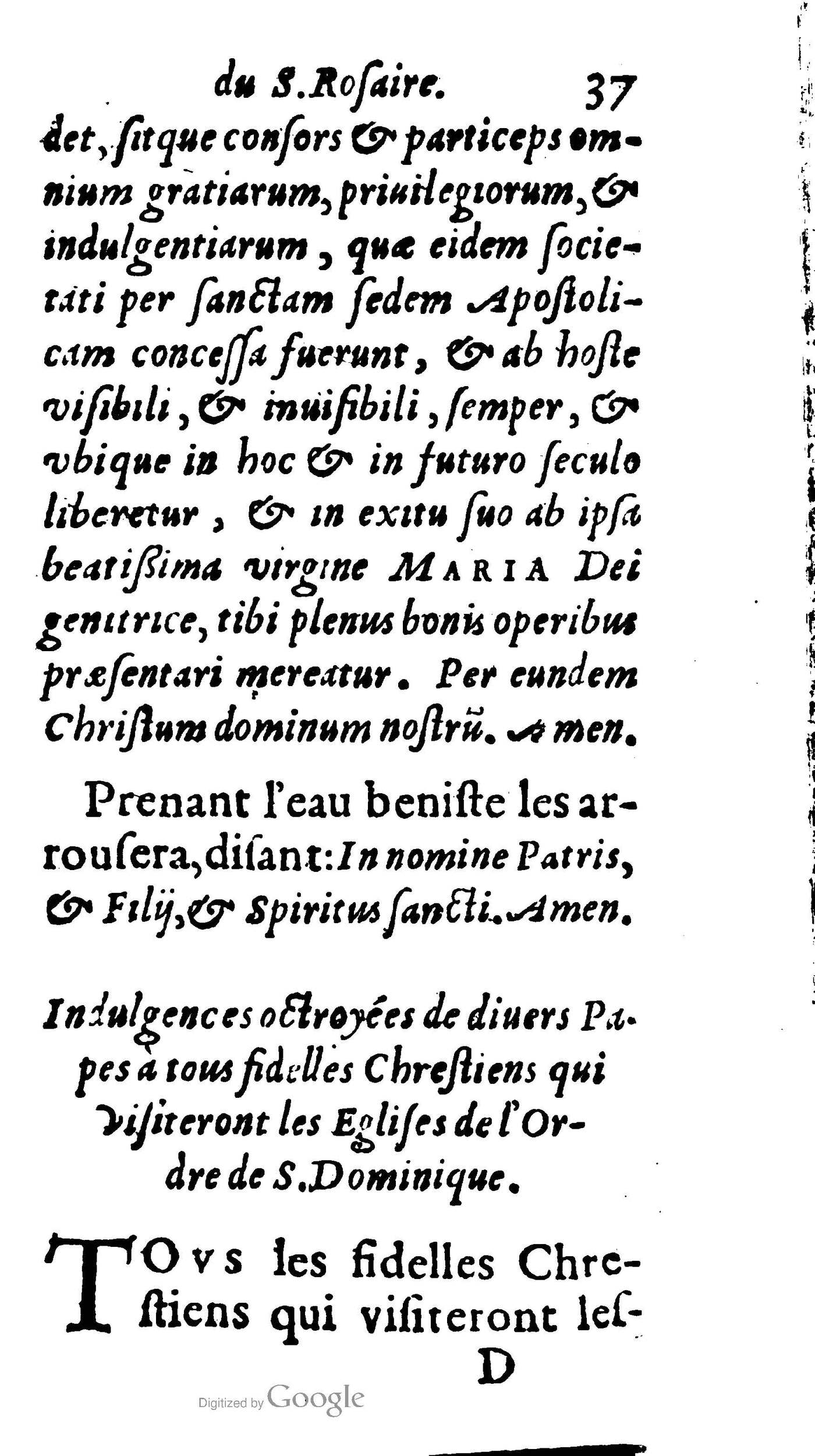 1604 - Jean Le Bouc - Trésor des indulgences du Saint Rosaire - BM Lyon 1604 - Jean Le Bouc - Trésor des indulgences du Saint Rosaire - BM Lyon