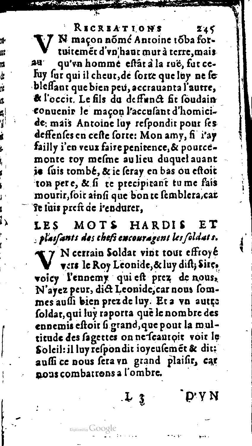 1616 - Balthazar Bellère - Trésor des récréations - NK ČR Prague
