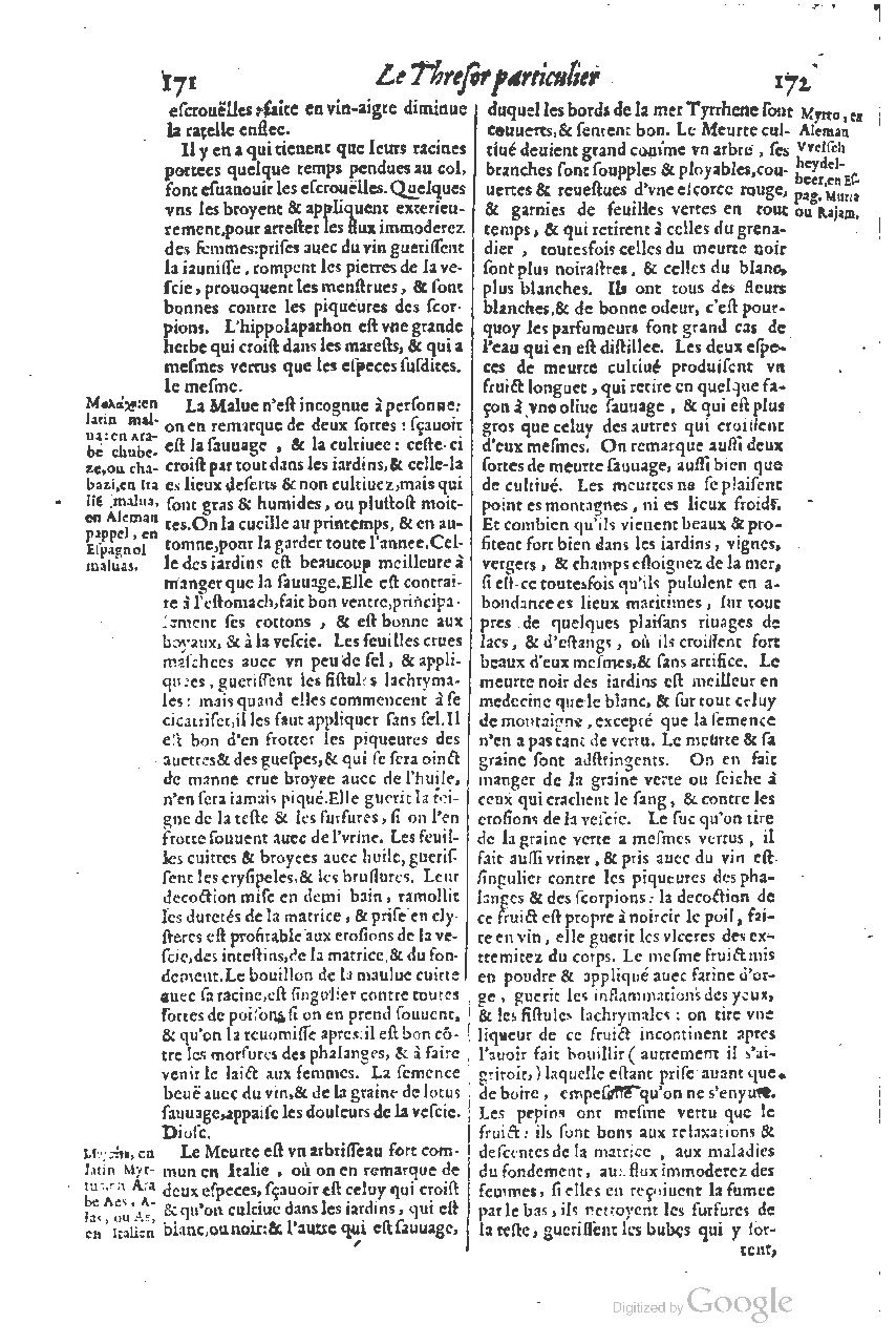 1616 - Étienne Gamonet - Grand trésor ou dispensaire - BSB Munich