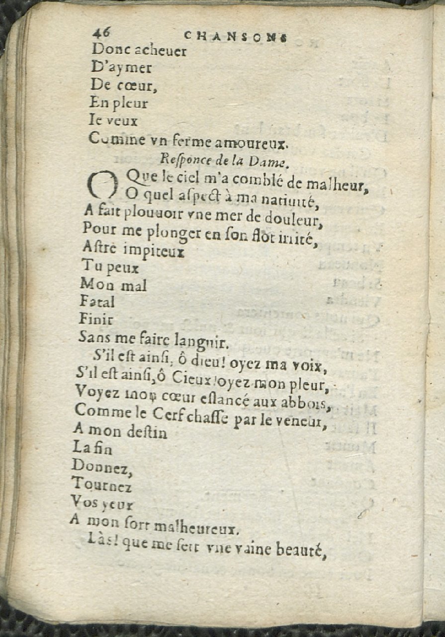 1575 - Pierre Brenouzet - Trésor de tous les recueils de chansons, tant amoureuses, rustiques, que musicales - Det KLG Copenhague