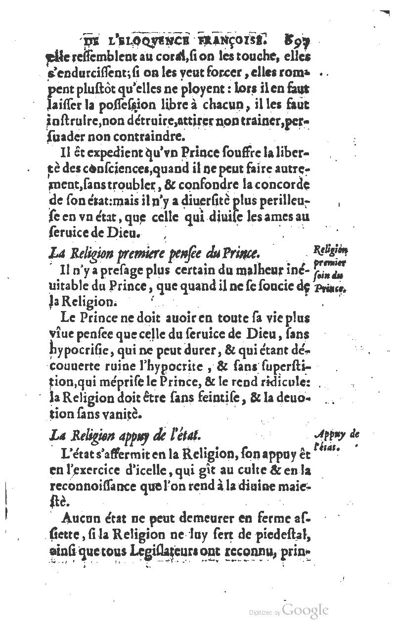 1610 - Louis Coste - Trésor de l’éloquence française (Seconde partie) - BM Lyon