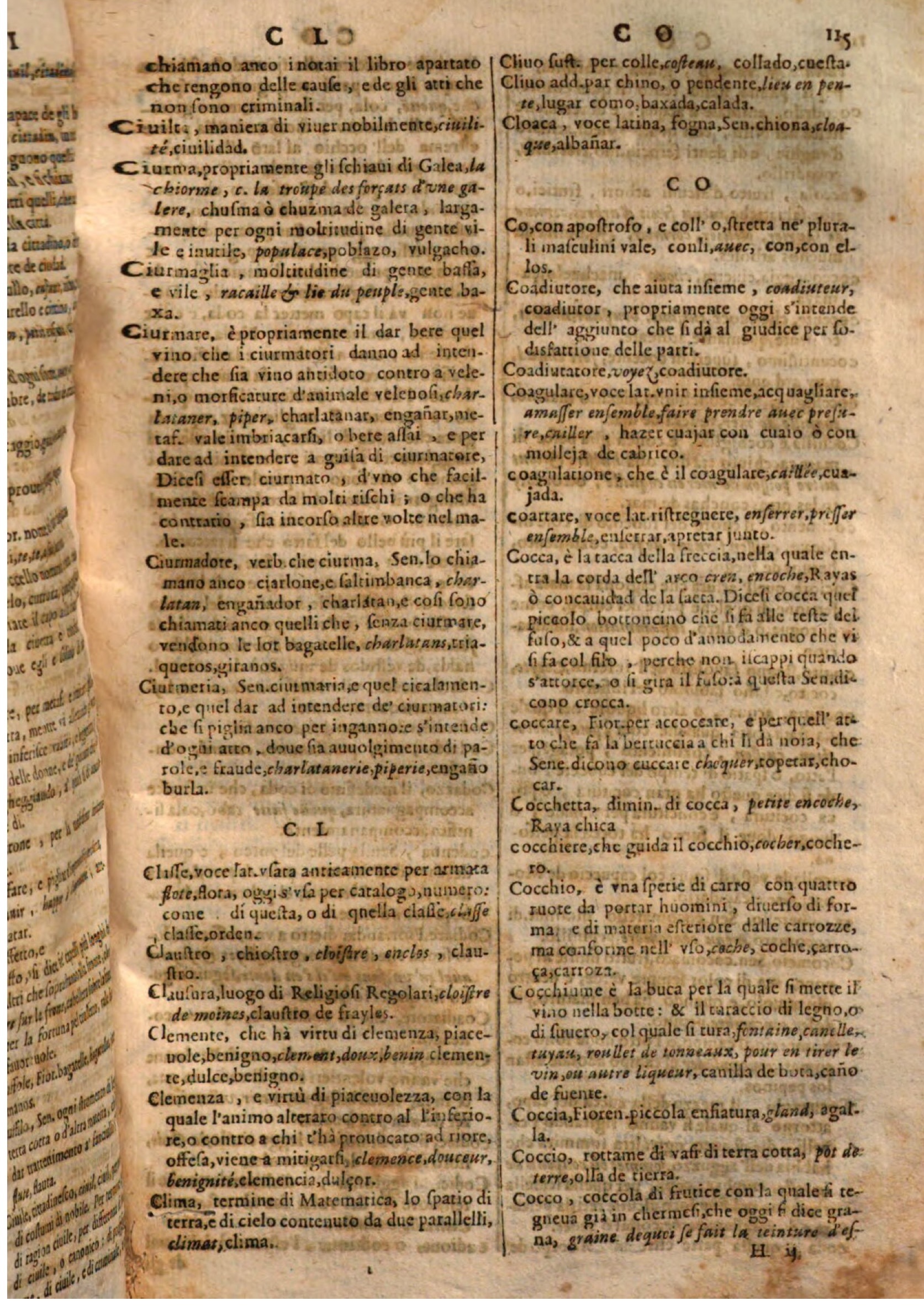 1644 - Jacques Crespin - Trésor des trois langues - Passau 1644 - Jacques Crespin - Trésor des trois langues - Passau