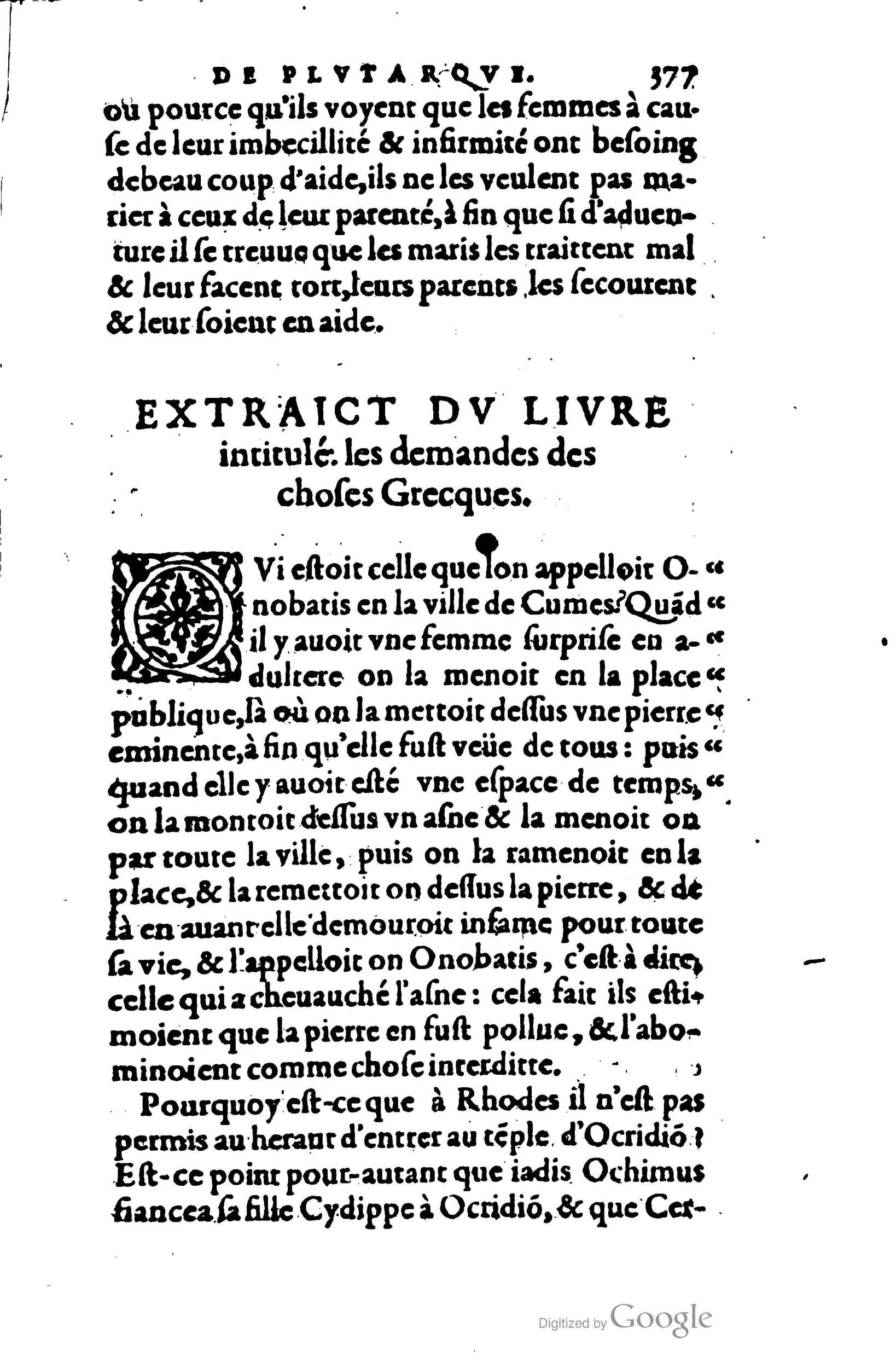1578 - Jean Poupy - Trésor des morales de Plutarque - BSB Munich