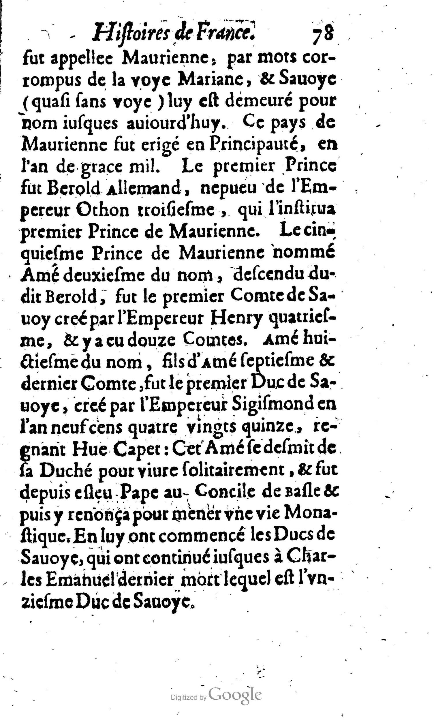 1638 - Jean Corrozet - Trésor des histoires de France - BM Lyon