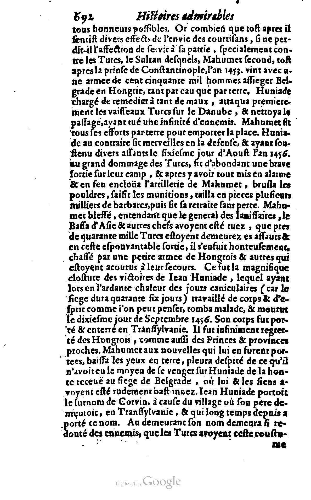 1628 - Jacques Crespin - Trésor d’histoires admirables et mémorables - BSB Munich